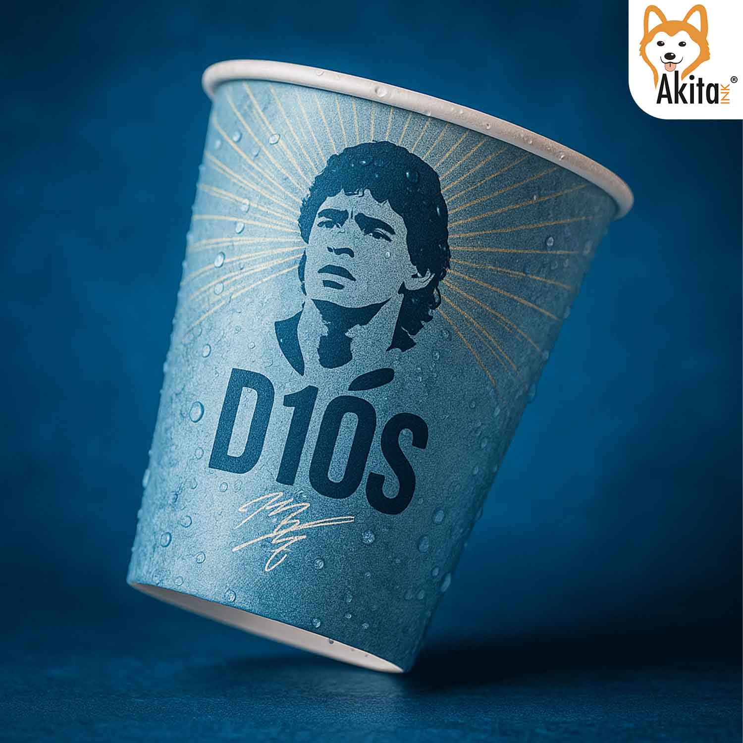 Akitaink Bicchieri D10S 250 ml - 300 Pezzi Monouso Calcio foto 4