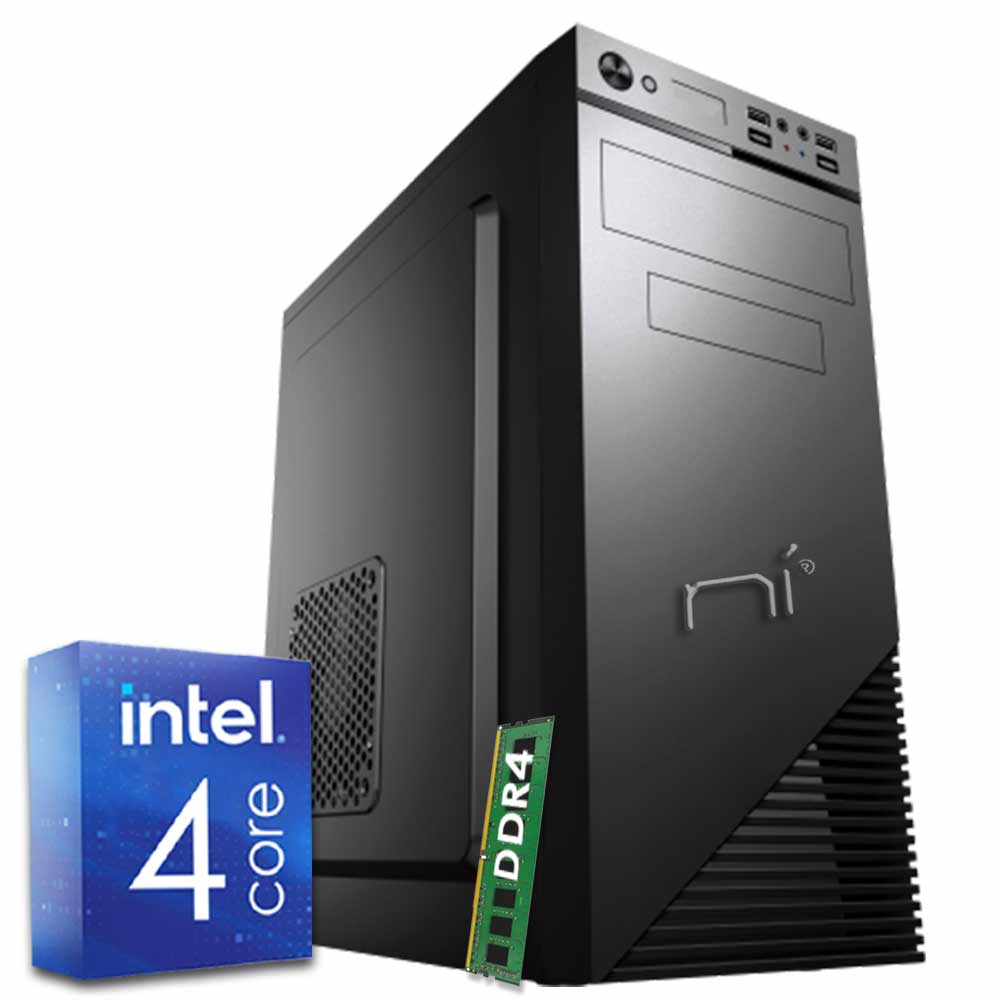 Pc desktop Windows 10 Intel quad core 8gb ram DDR4 hard disk 1tb WiFi HDMI  foto 2