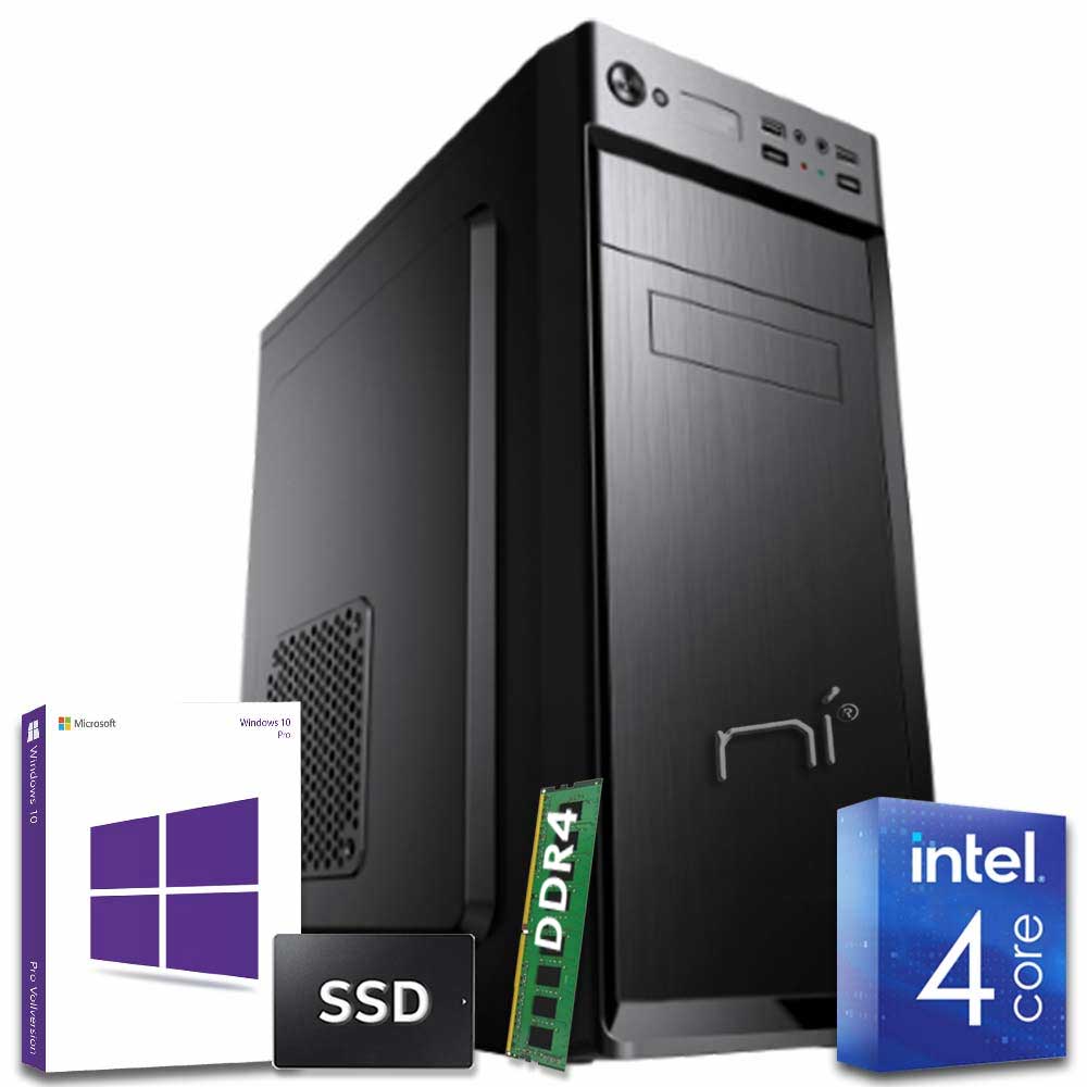 Pc fisso assemblato Pulsar Intel quad core 8gb ram DDR4 ssd 240gb WiFi HDMI foto 2