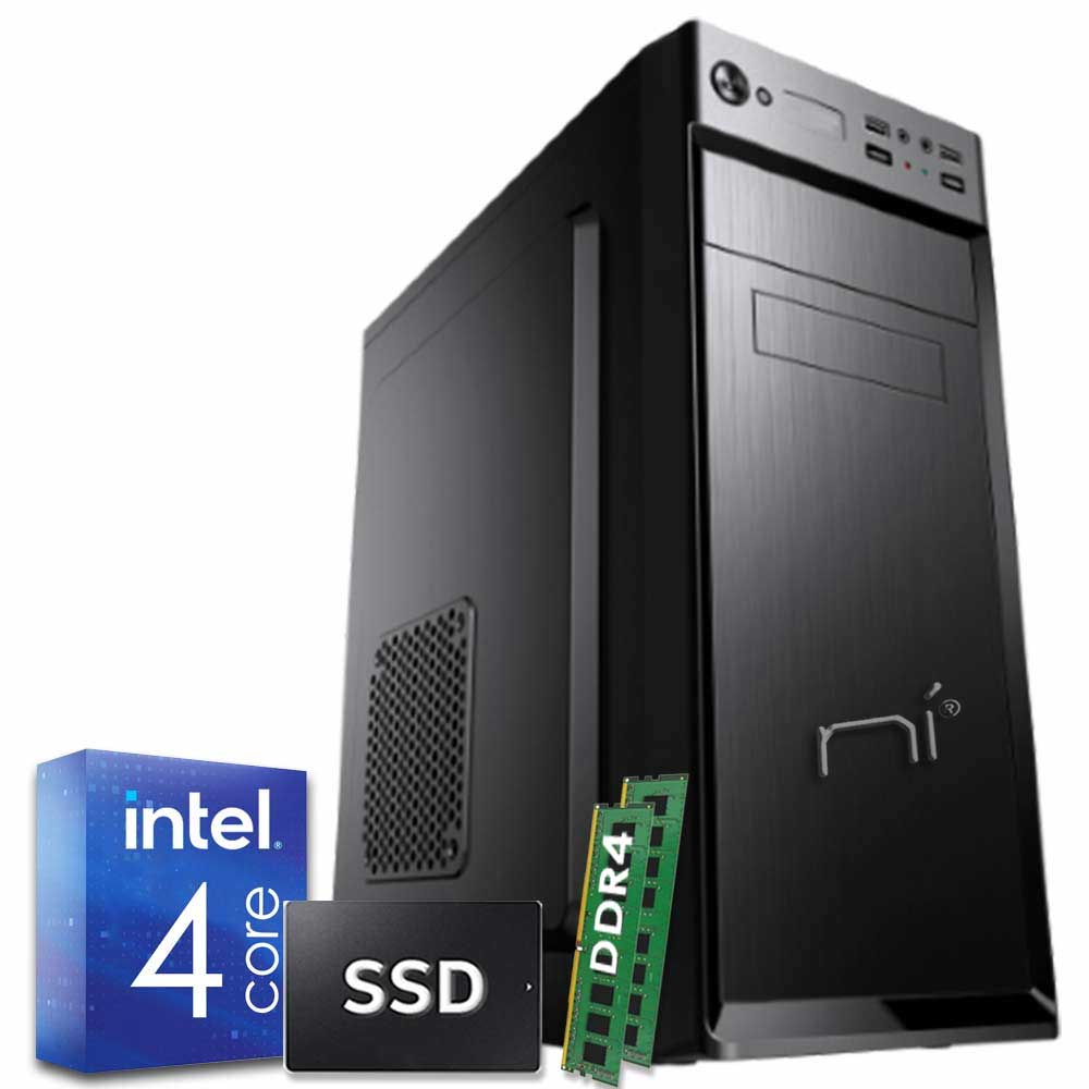 Pulsar Pc fisso Veloce Intel quad core 16gb ram DDR4 ssd 480gb WiFi Windows 10 foto 2