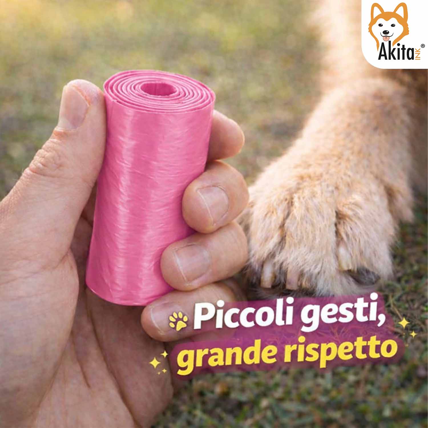 Sacchetti Igienici per Animali 1080 Pz Colorati 72 Rotoli foto 5