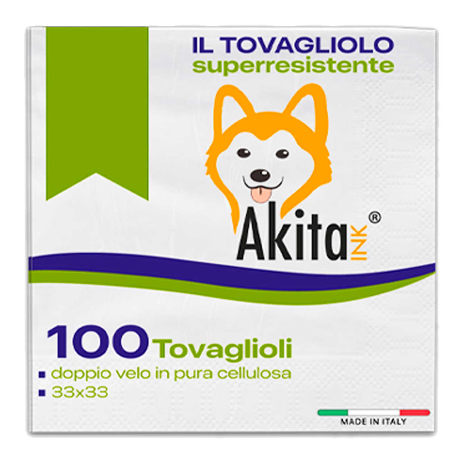 Tovaglioli doppio velo 1000 Tovaglioli 2 veli Akitaink - 10 Confezione da 100 foto 4