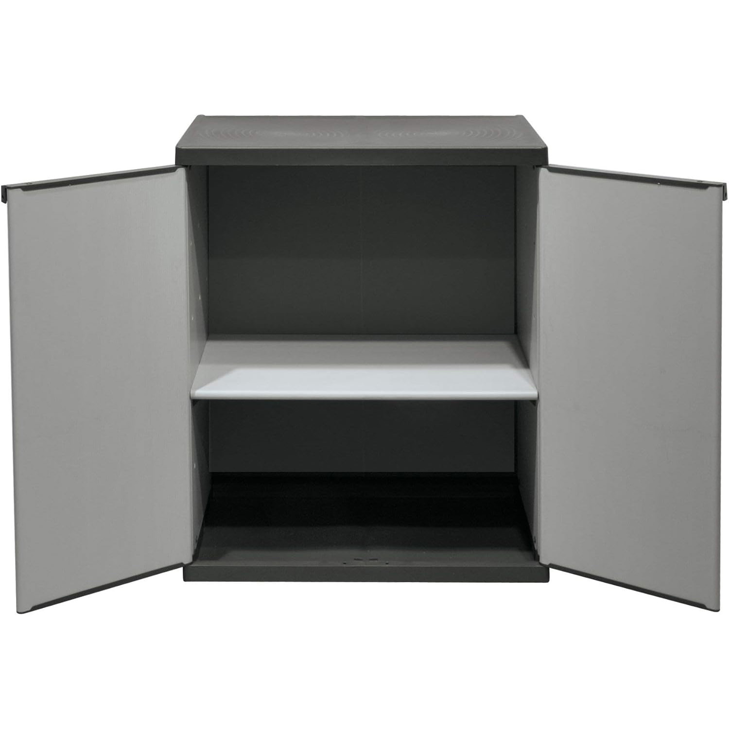 Mongardi Armadio Basso 2 Ante PVC Grigio 68x39,5x85 cm foto 3