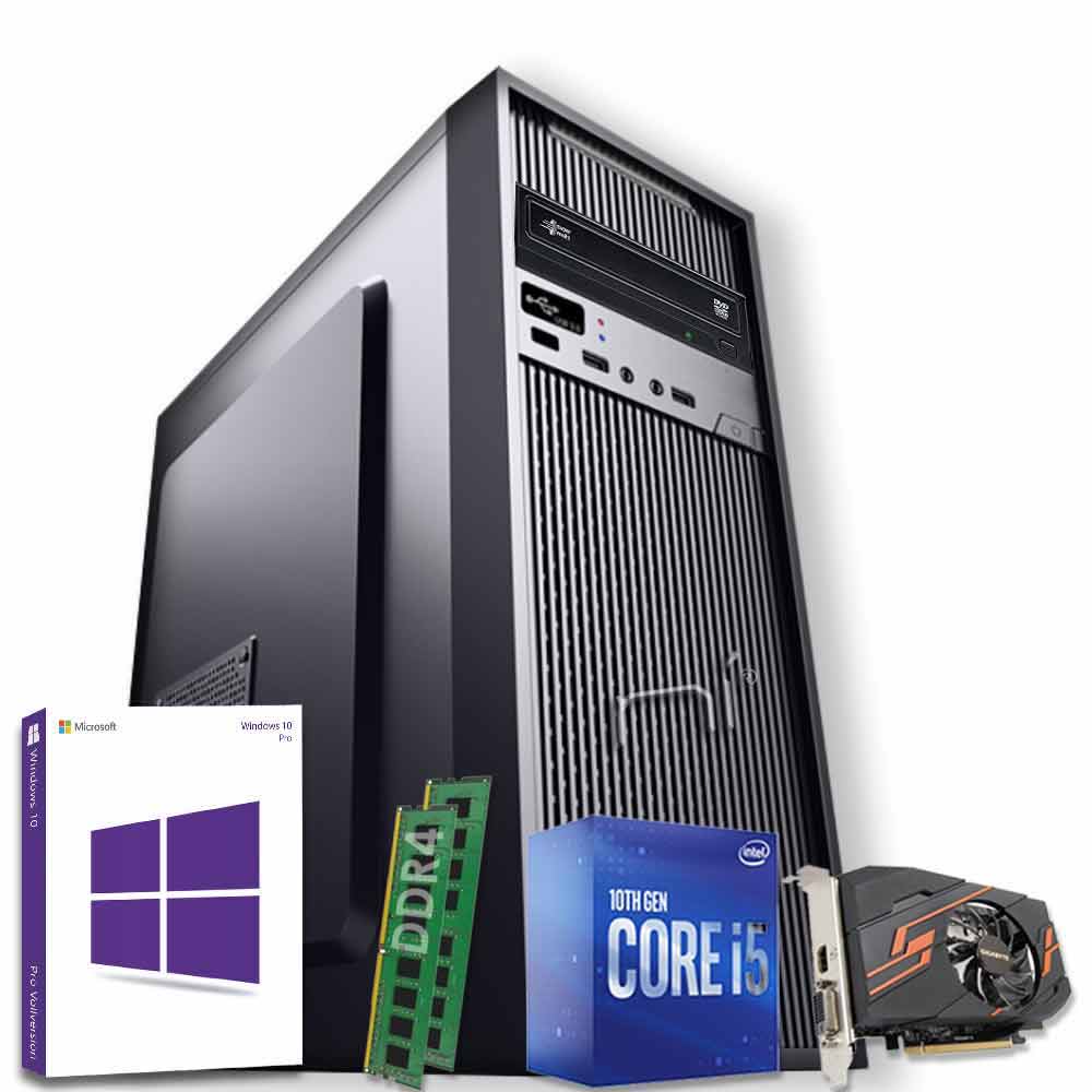 Computer fisso Windows 10 Intel i5-10400 16gb ram ssd 1tb nvidia gt-1030 2gb foto 2