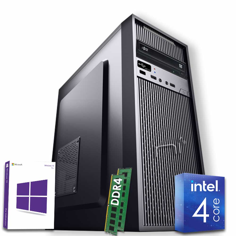 Pc fisso 3 monitor intel quad-core 16gb ram 1 tb hard disk windows 10 licenziato foto 2