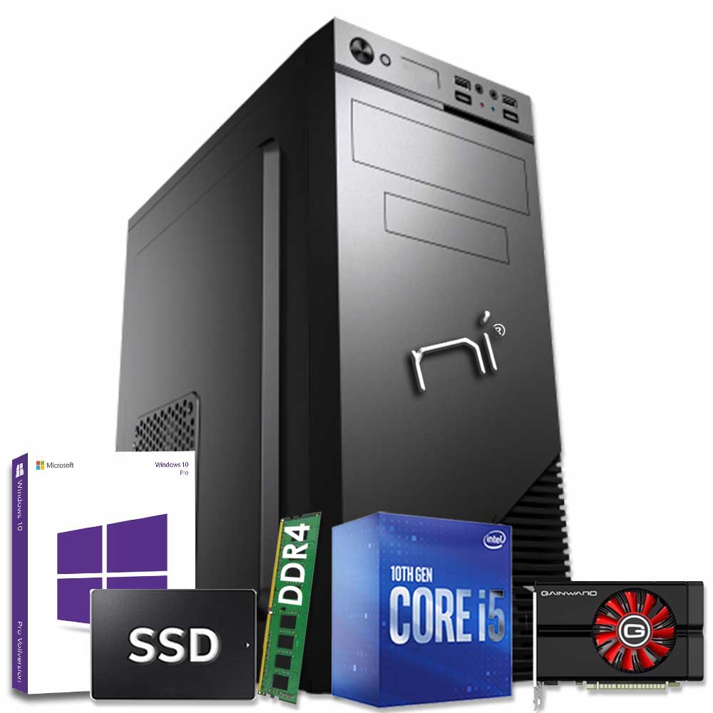 Pc fisso intel i5-10400 8gb ram hdd 1tb ssd 240gb nvidia gtx 1050ti windows 10 foto 2