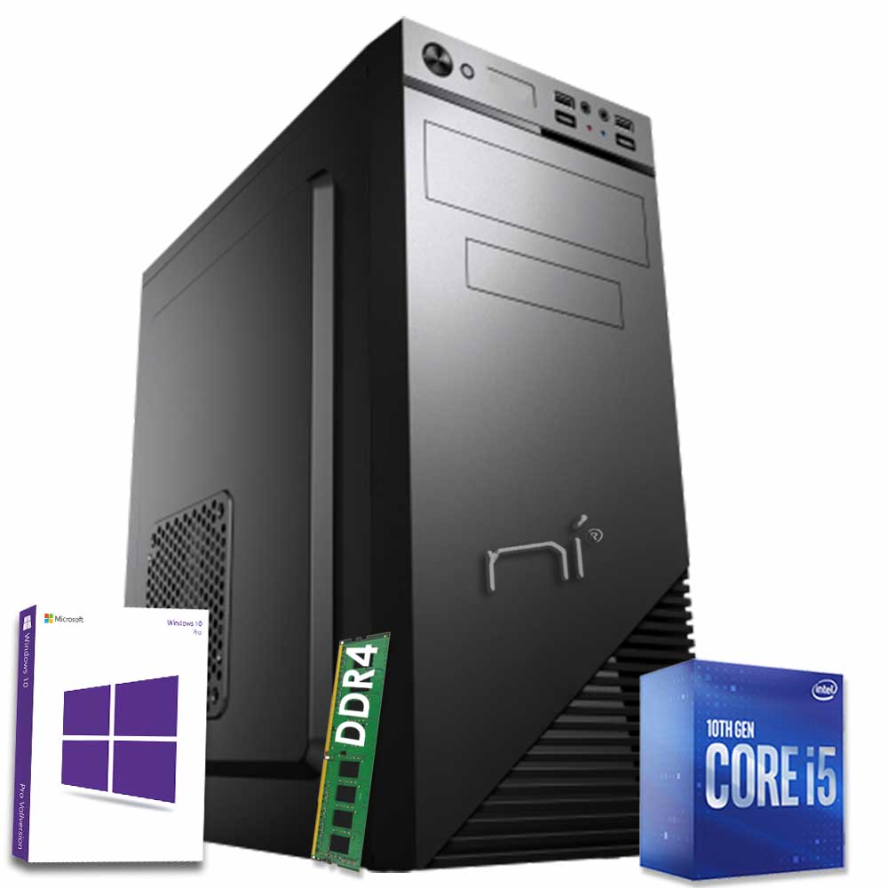 Pc fisso windows 10 con licenza intel i5-10400 hexa core 8gb ram hard disk 1tb