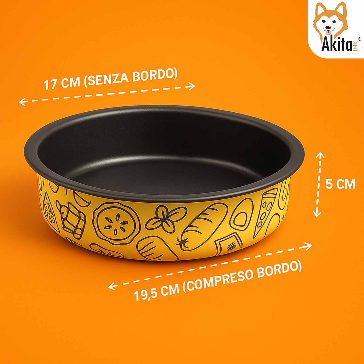 Teglia Conica 19 cm Antiaderente per Friggitrice ad Aria foto 4