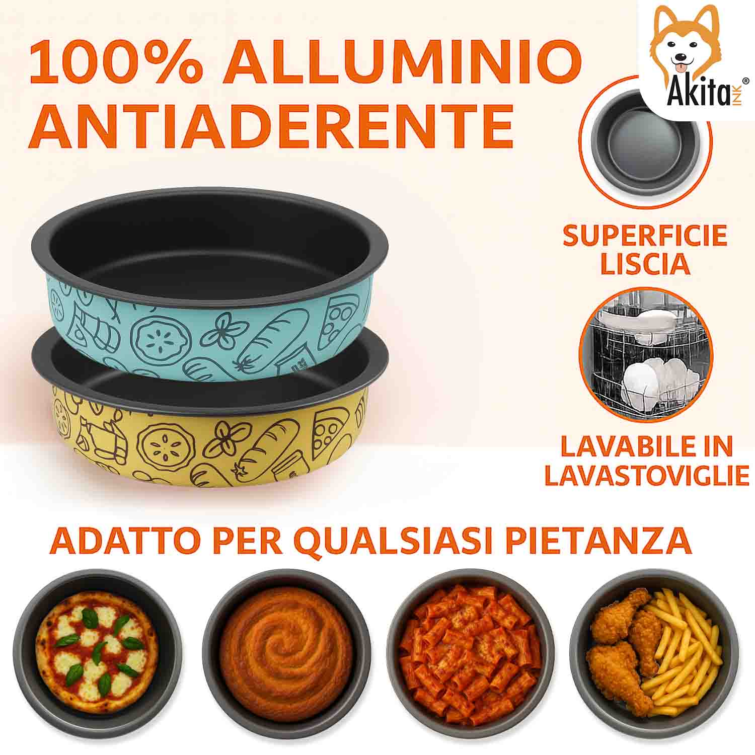 Teglia Conica 19 cm Antiaderente per Friggitrice ad Aria foto 3