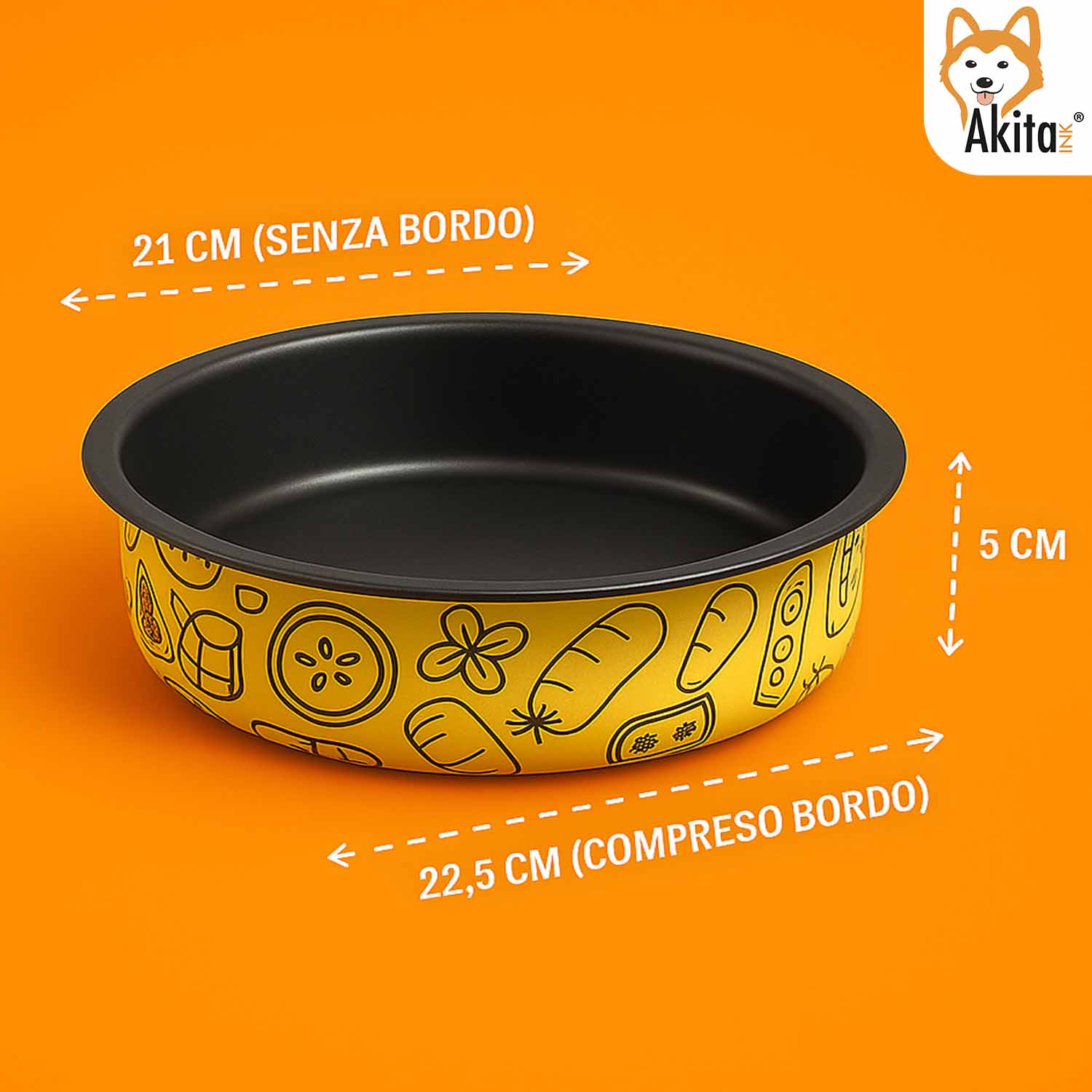 Teglia Conica 22 cm Antiaderente per Friggitrice ad Aria foto 4