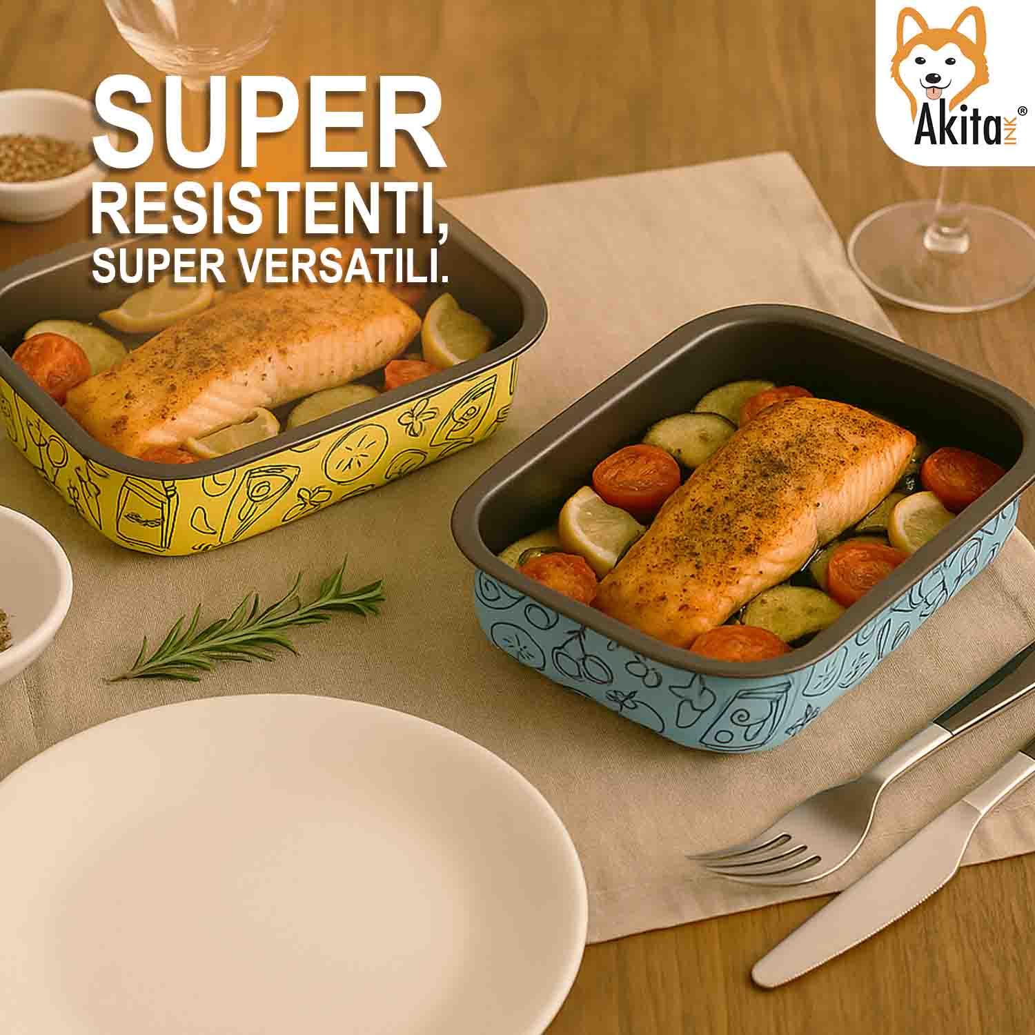 Teglia Rettangolare 22x16 cm Antiaderente per Friggitrice ad Aria foto 6