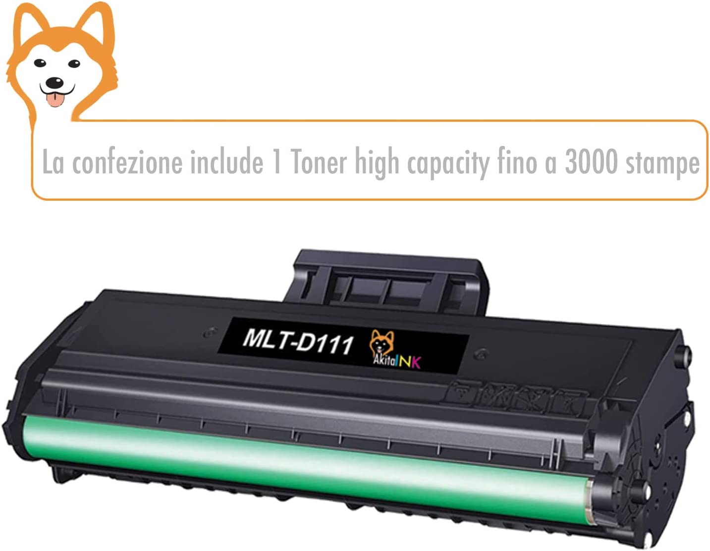 Toner compatibile per Samsung D111L e D111S premium 3000 stampe qualita' premium foto 3