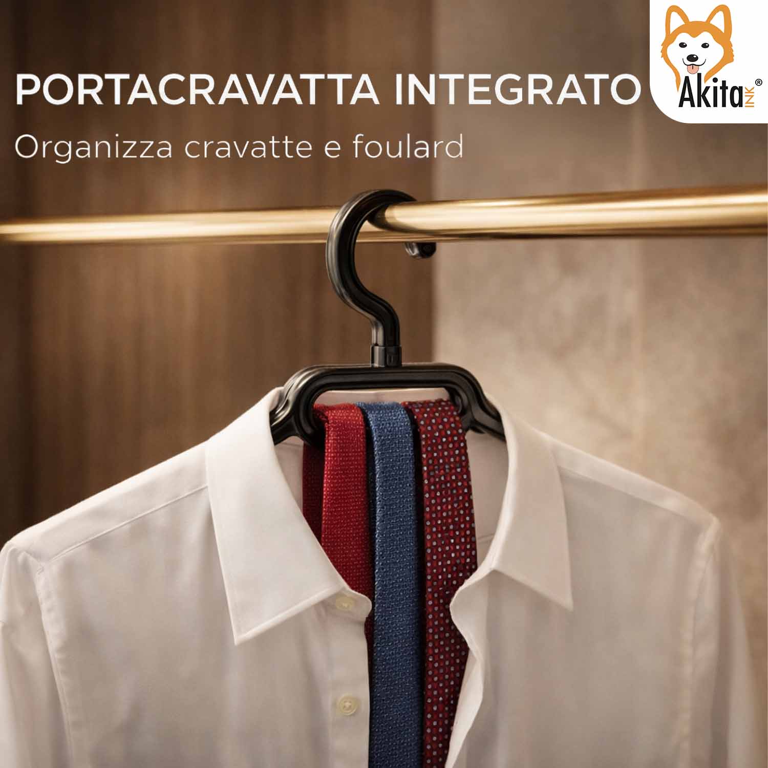 Set 12 Grucce in Plastica Nero Gancio Girevole 360 foto 3