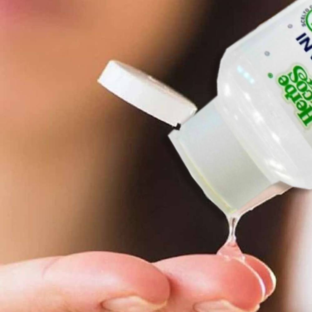 Gel igienizzante mani 4pz. 120ml antibatterico Herbe cos Igiene mani senza acqua foto 4