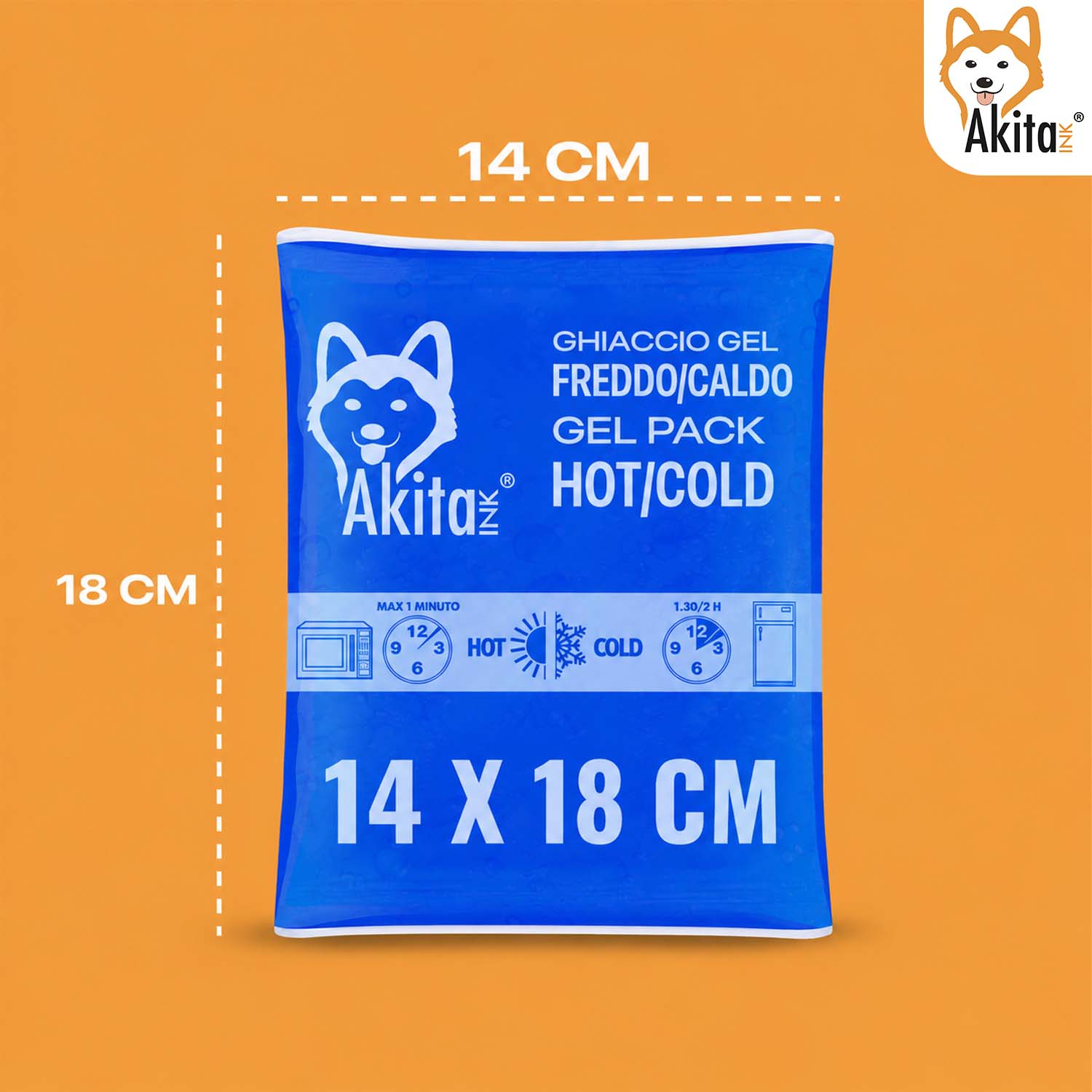Kit Gel Caldo Freddo Riutilizzabile con Sacca - 2 Grandi foto 6