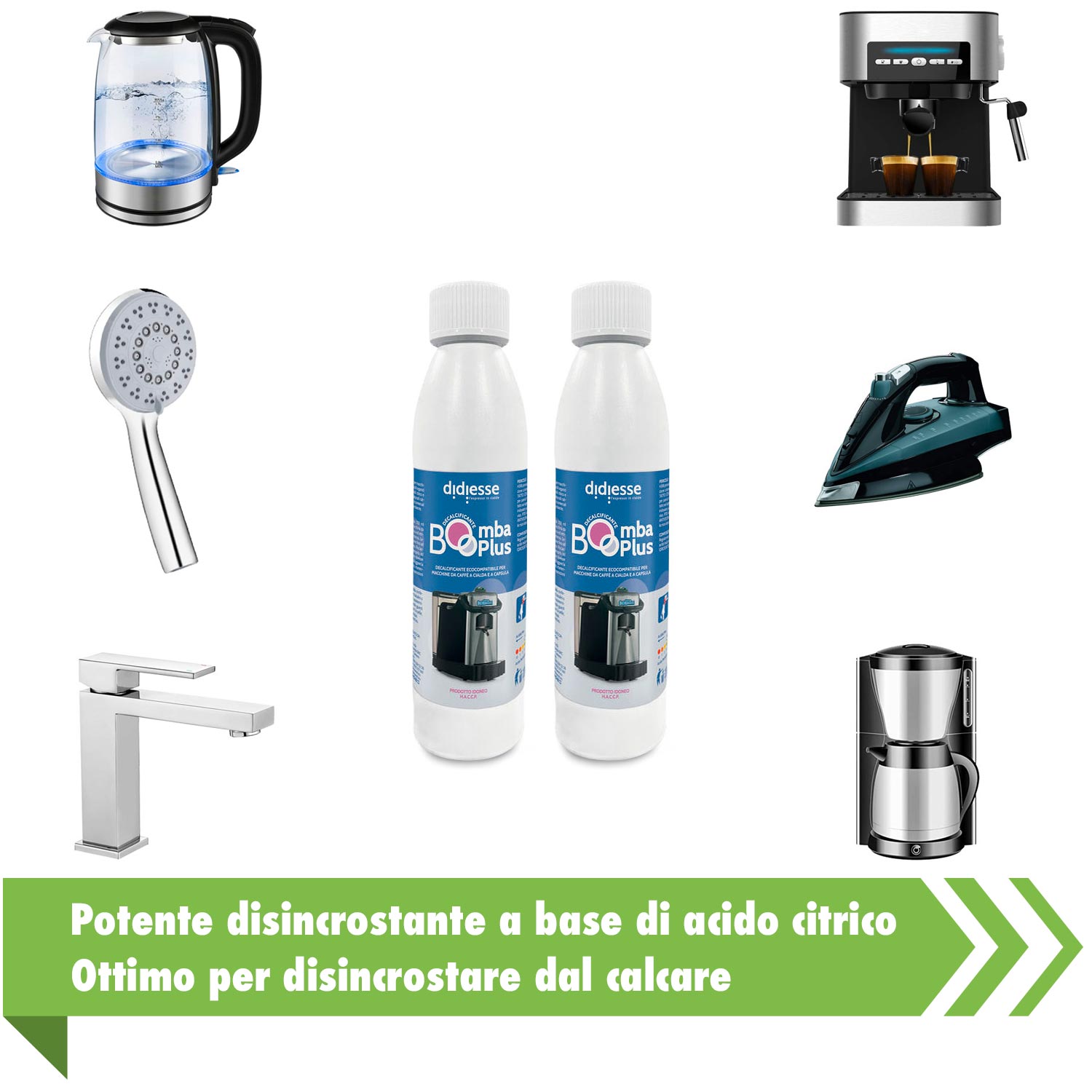 Kit 2 Decalcificante bomba plus per macchine da caffè da 250 ml foto 4