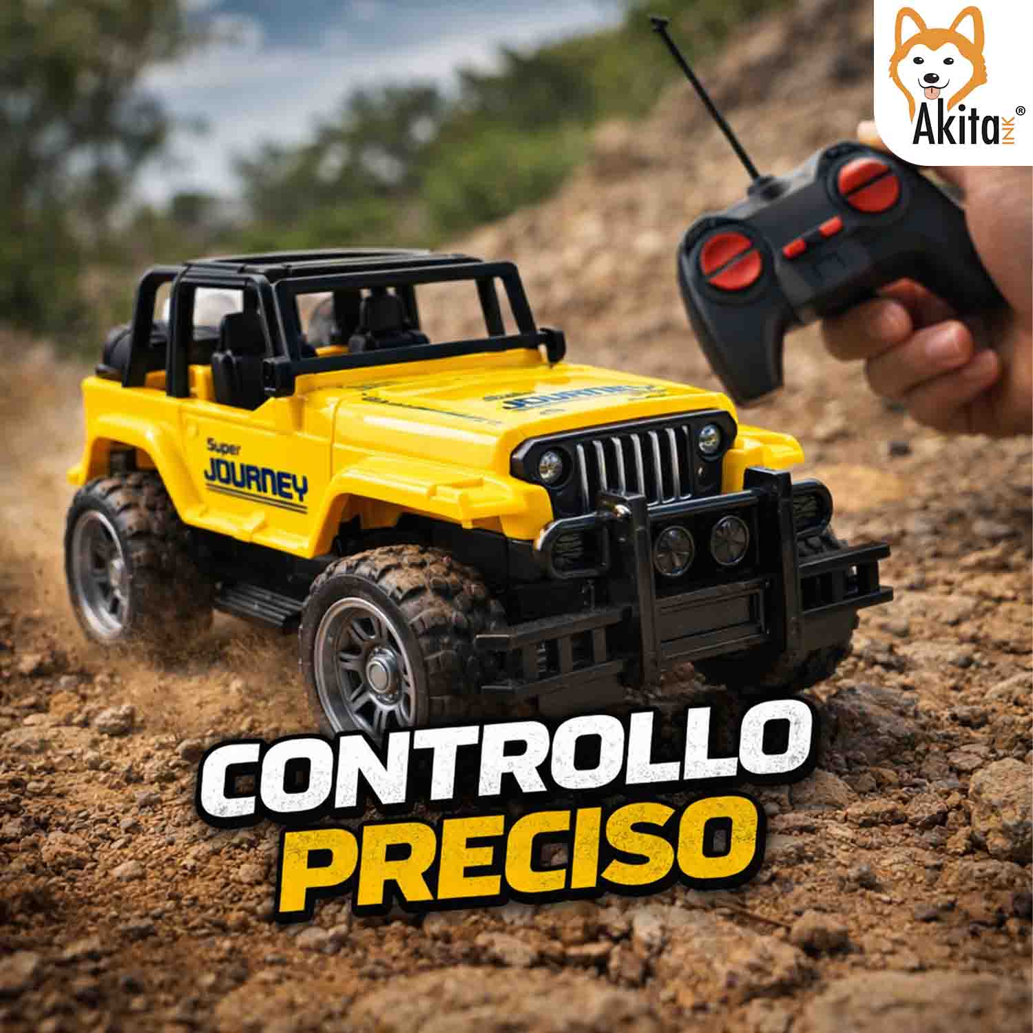 Fuoristrada Radiocomandato Auto RC Avanti/Indietro 3+ foto 3