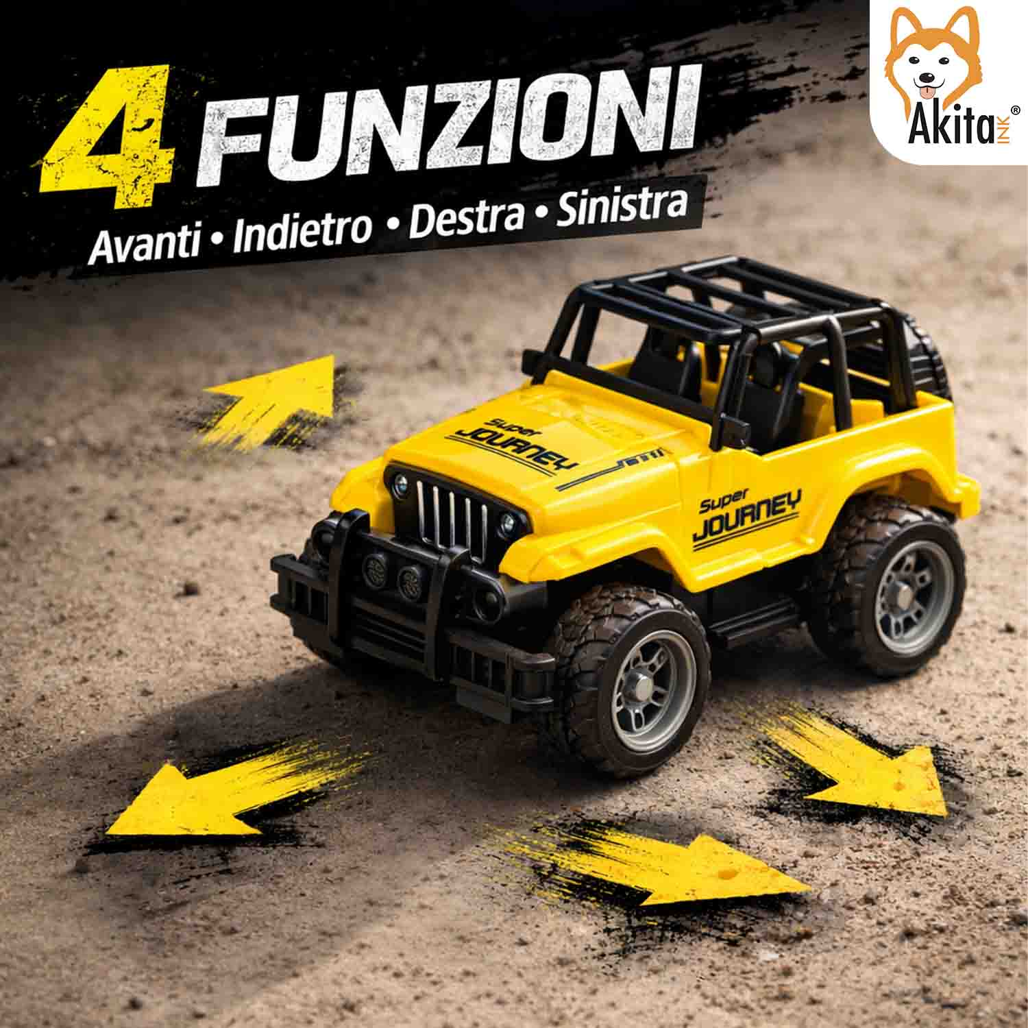 Fuoristrada Radiocomandato Auto RC Avanti/Indietro 3+ foto 4