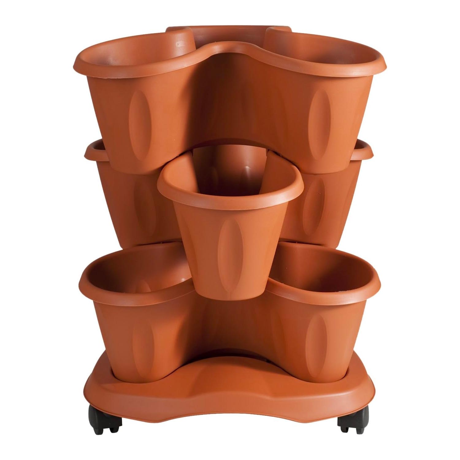Bama Vaso Trifoglio terracotta foto 2