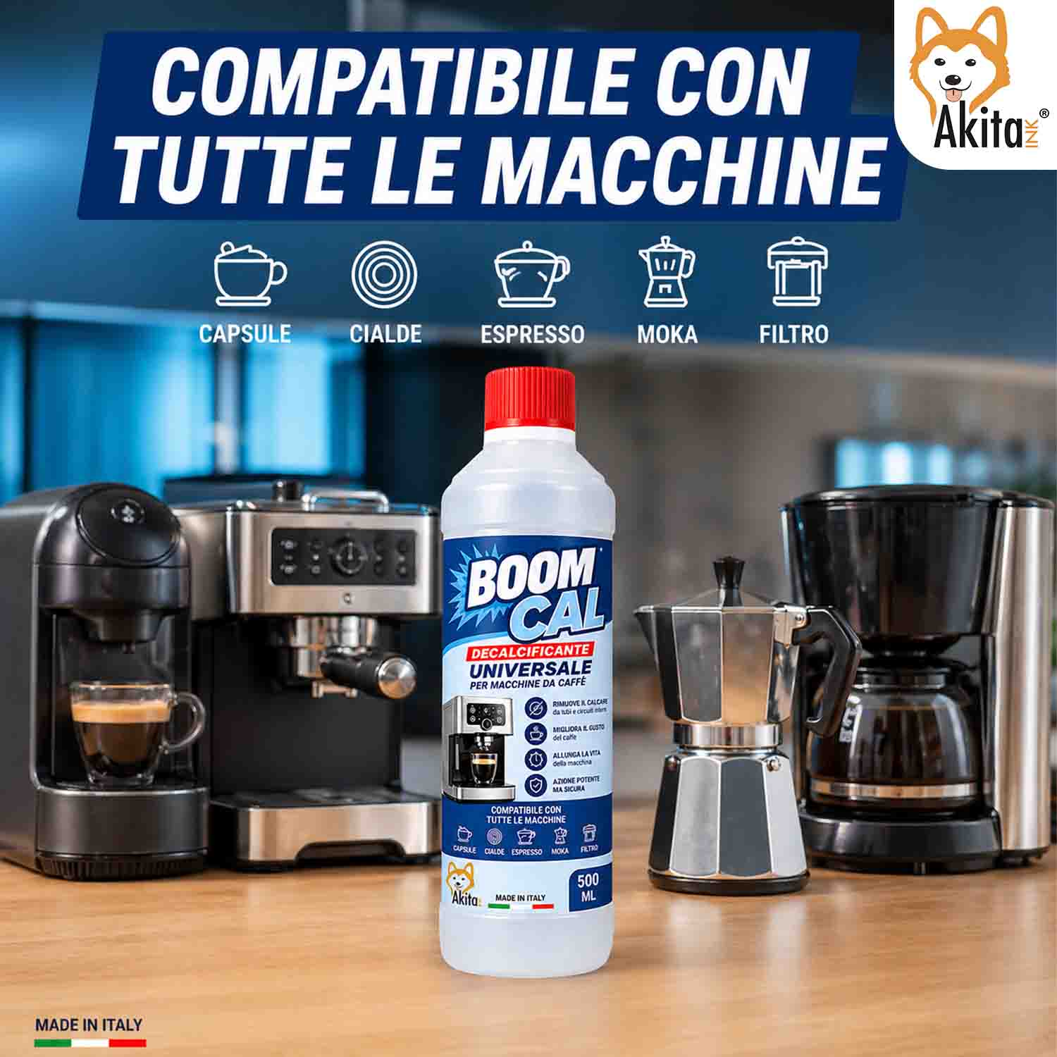 Decalcificante Universale Macchine Caffè 500 ml foto 4