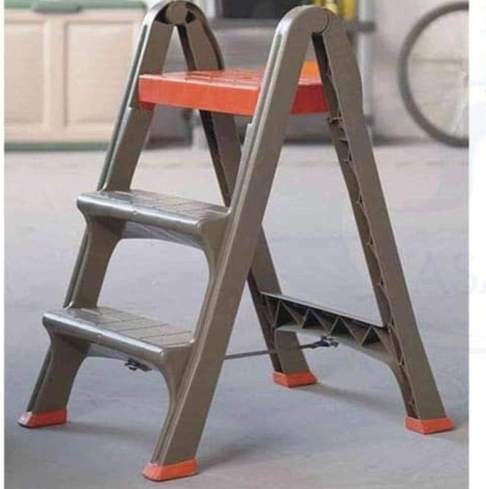 Bama Sgabello PLASTICA SKALA 3 GRADINI Tortora SCALETTA  foto 2