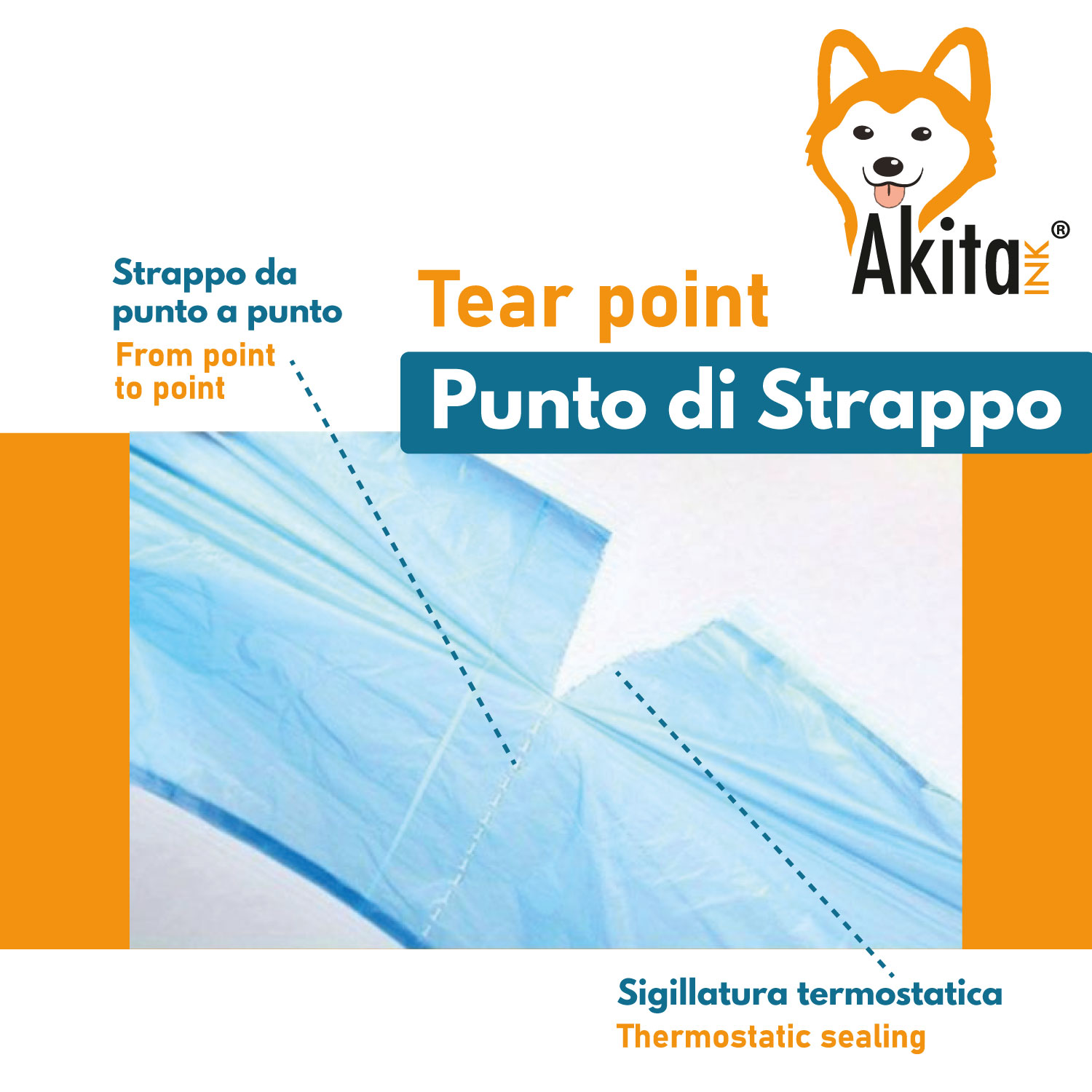 240 Sacchi Pattumiera 30L 50x60 AkitaINK - Alta Resistenza foto 6