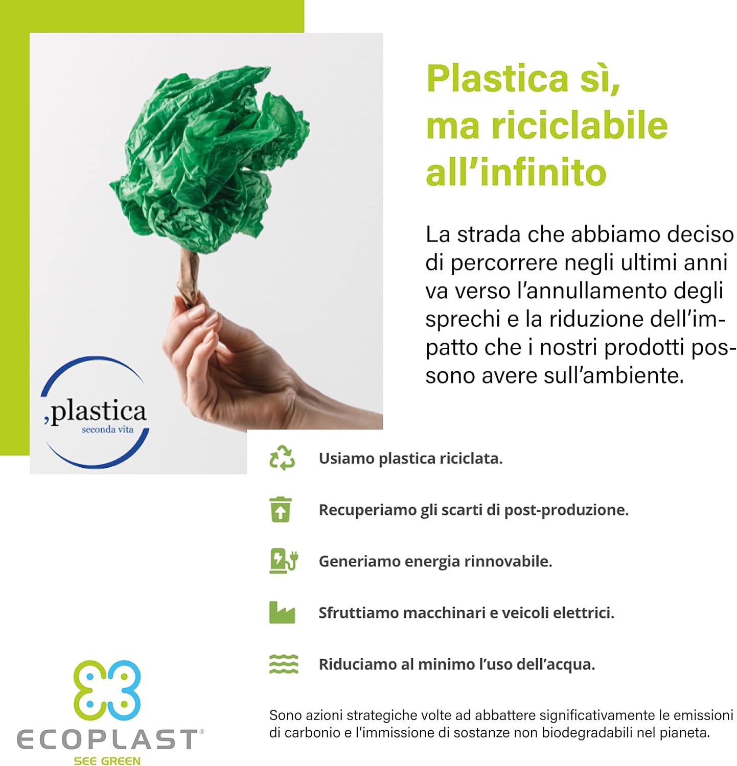 Ecoplast Tanica 20L Plastica Neutra Made in Italy foto 5