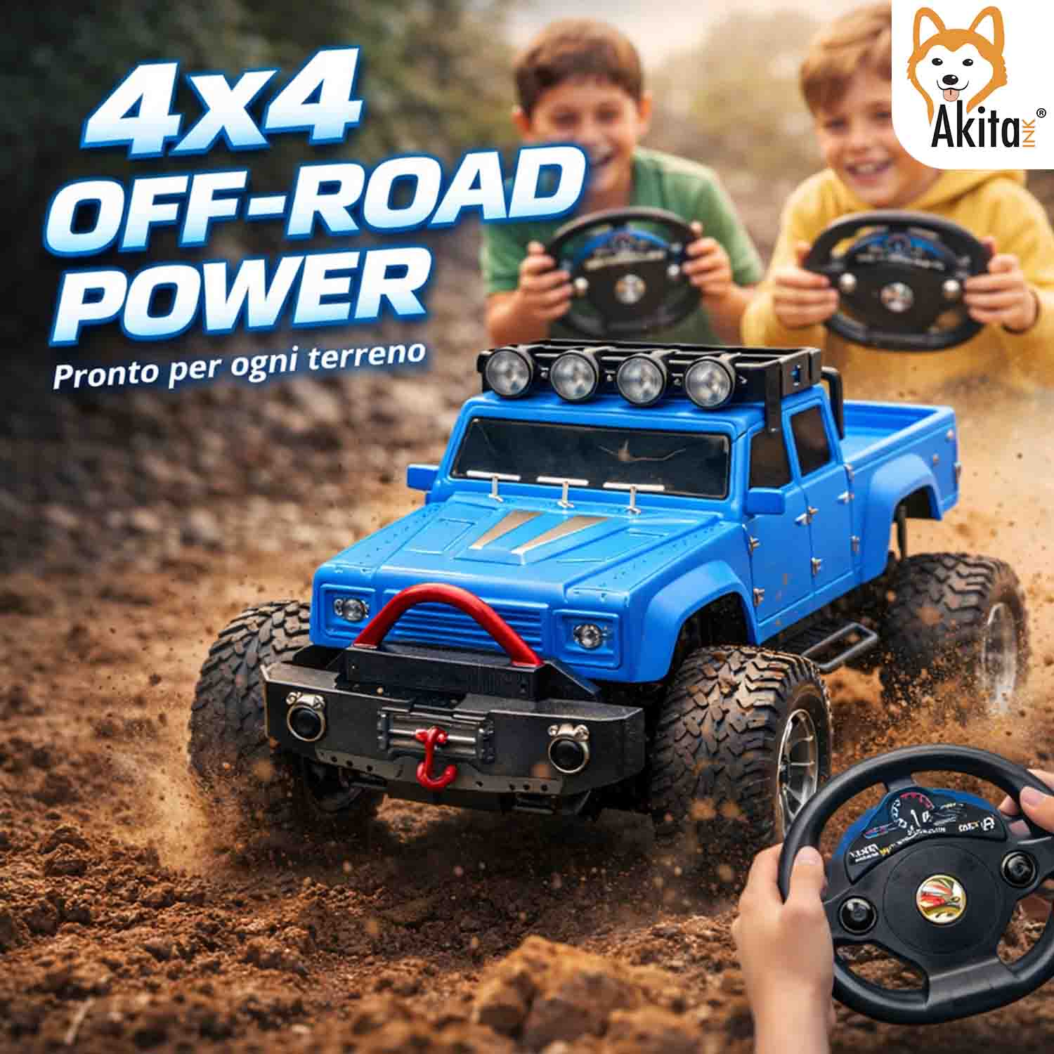 Fuoristrada Radiocomandato Auto RC Avanti/Indietro 6+ foto 3