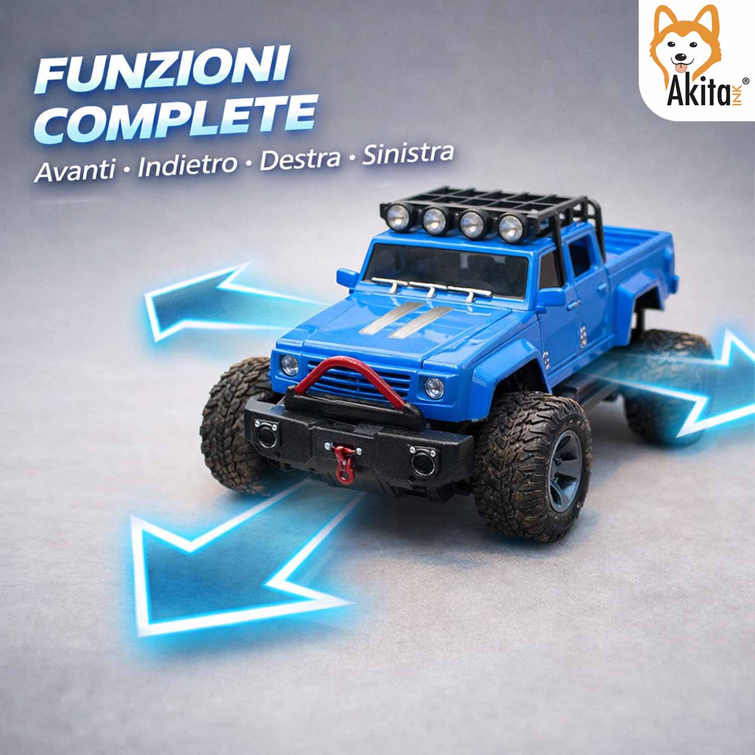 Fuoristrada Radiocomandato Auto RC Avanti/Indietro 6+ foto 5