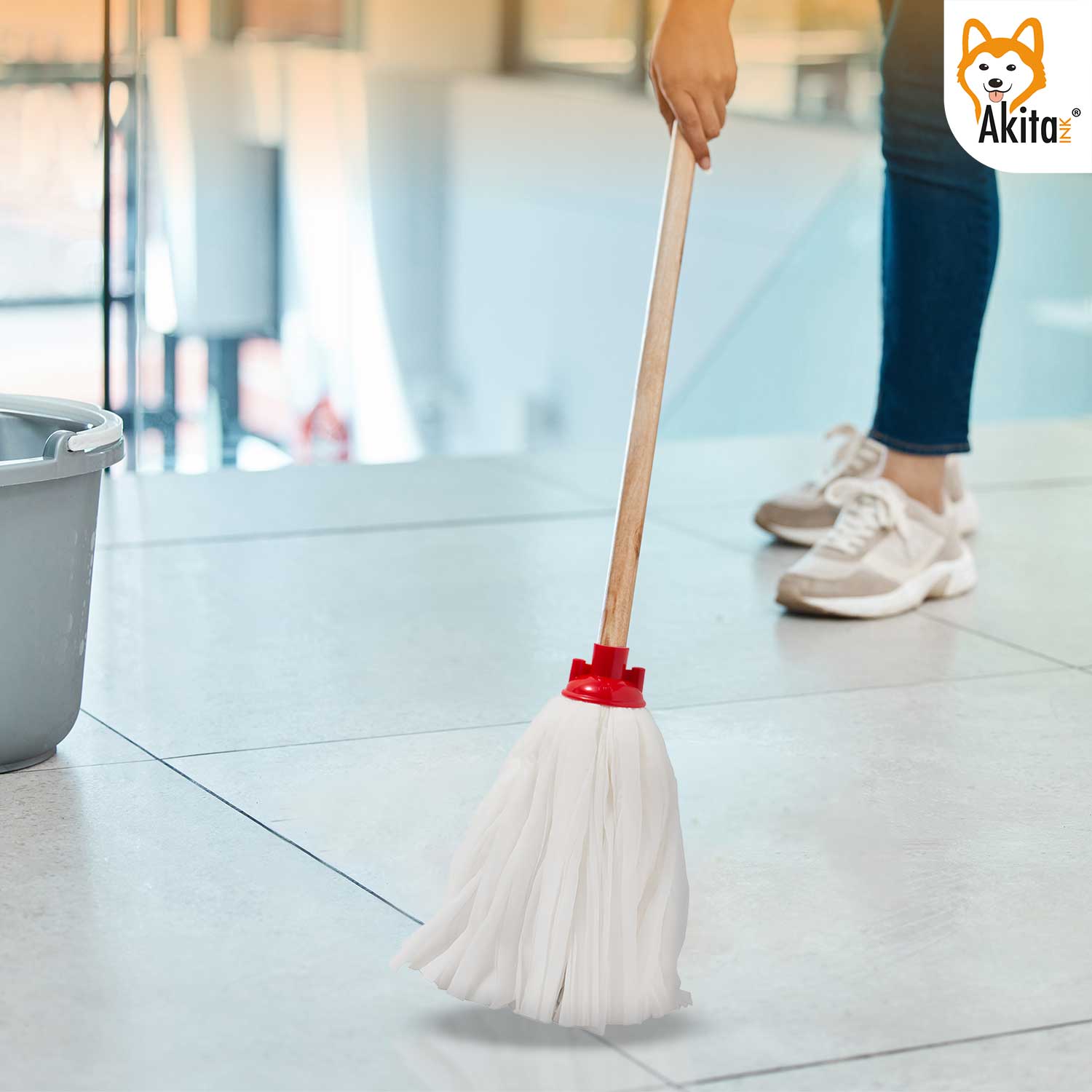Set 3 Pezzi Lavapavimenti in Microfibra Pulizia Profonda Assorbenza MOP ECOLOGIC foto 6