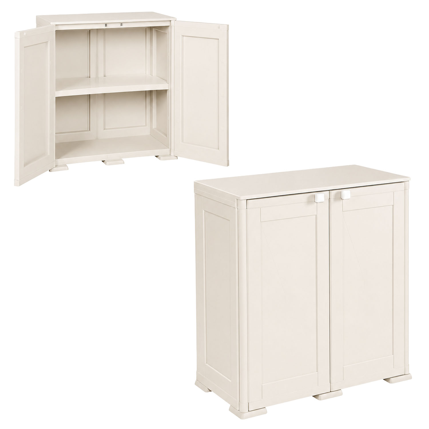 Armadio Tontarelli Simplex 1 Ripiano Panna 39x43x85,5 cm foto 2