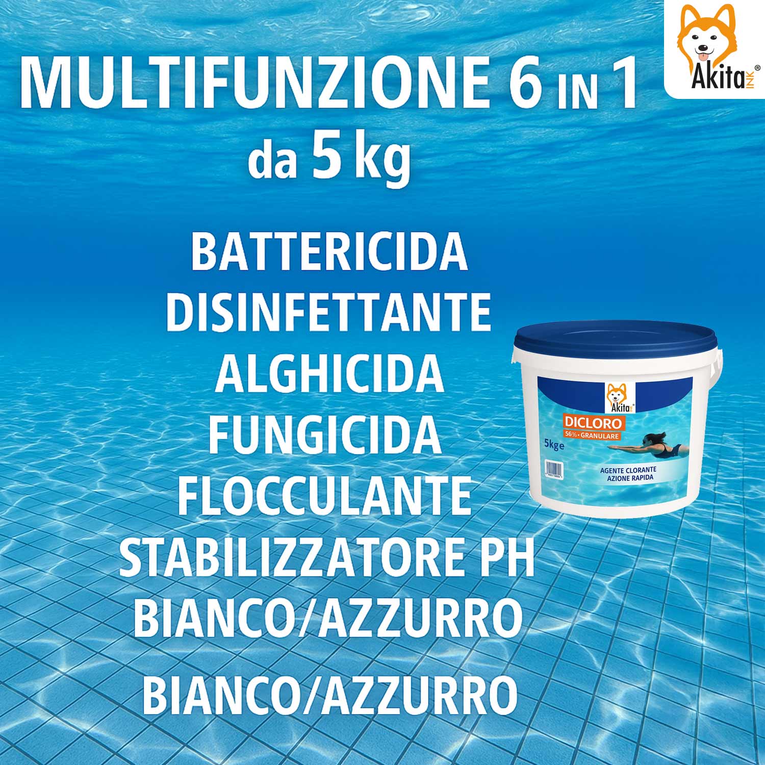 Tricloro 90% 5 kg - Cloro lento in pastiglie da 200g foto 3