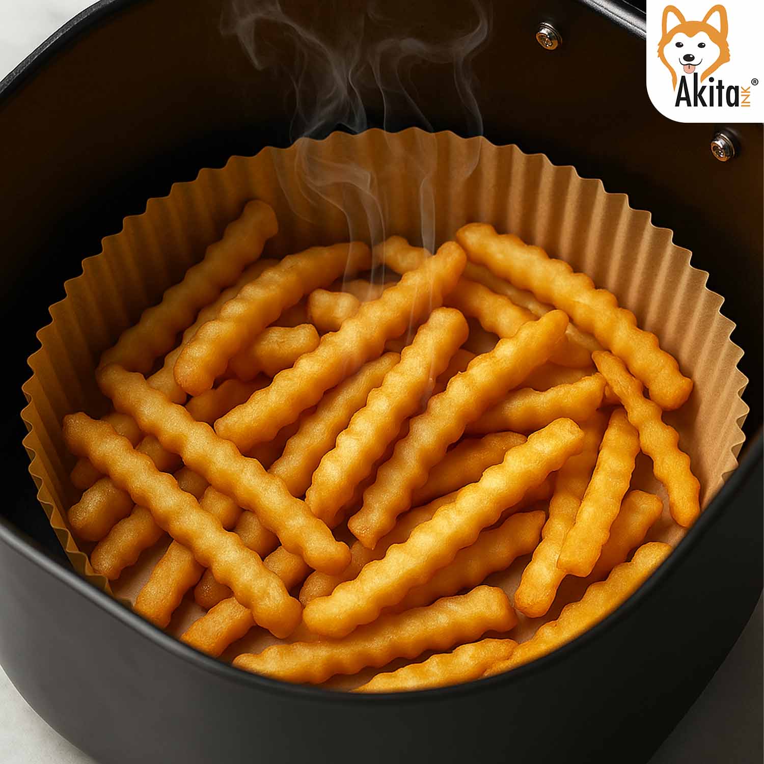 Carta Forno Friggitrice Aria 200 Fogli Antiaderenti 20-24cm foto 5