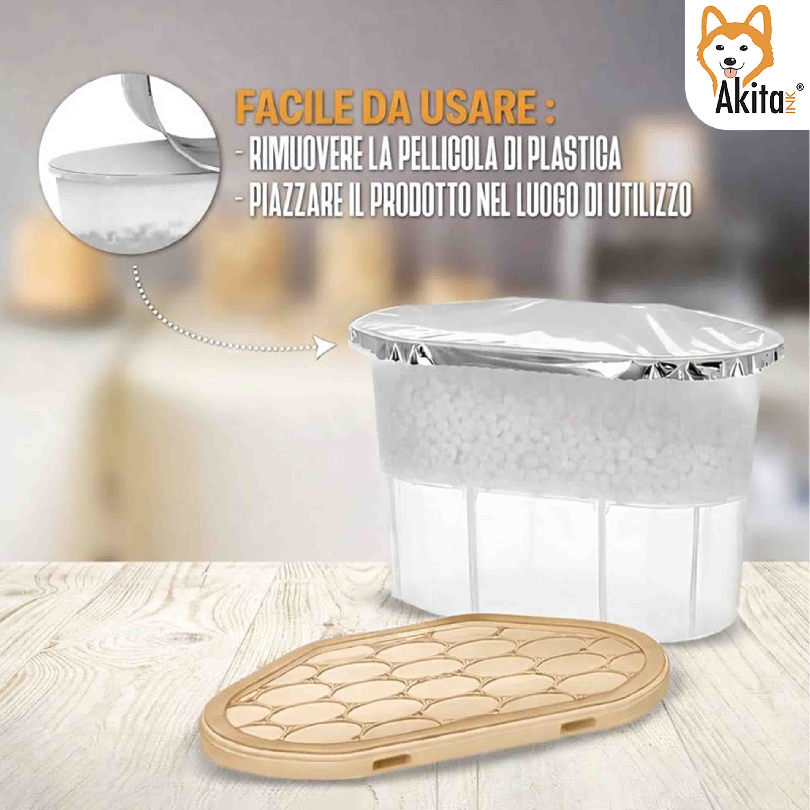 Set 6 Assorbiumidita' Deumidificatori Vaniglia 500 ml foto 6