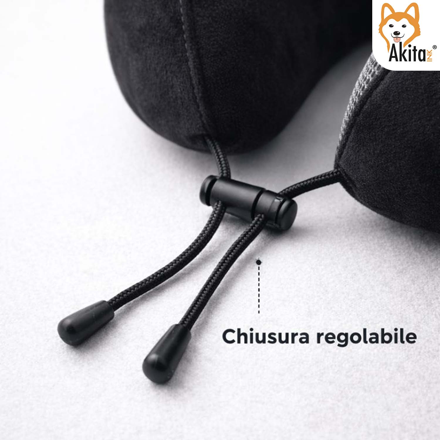 Cuscino da Viaggio Cervicale in Memory Foam Regolabile foto 5