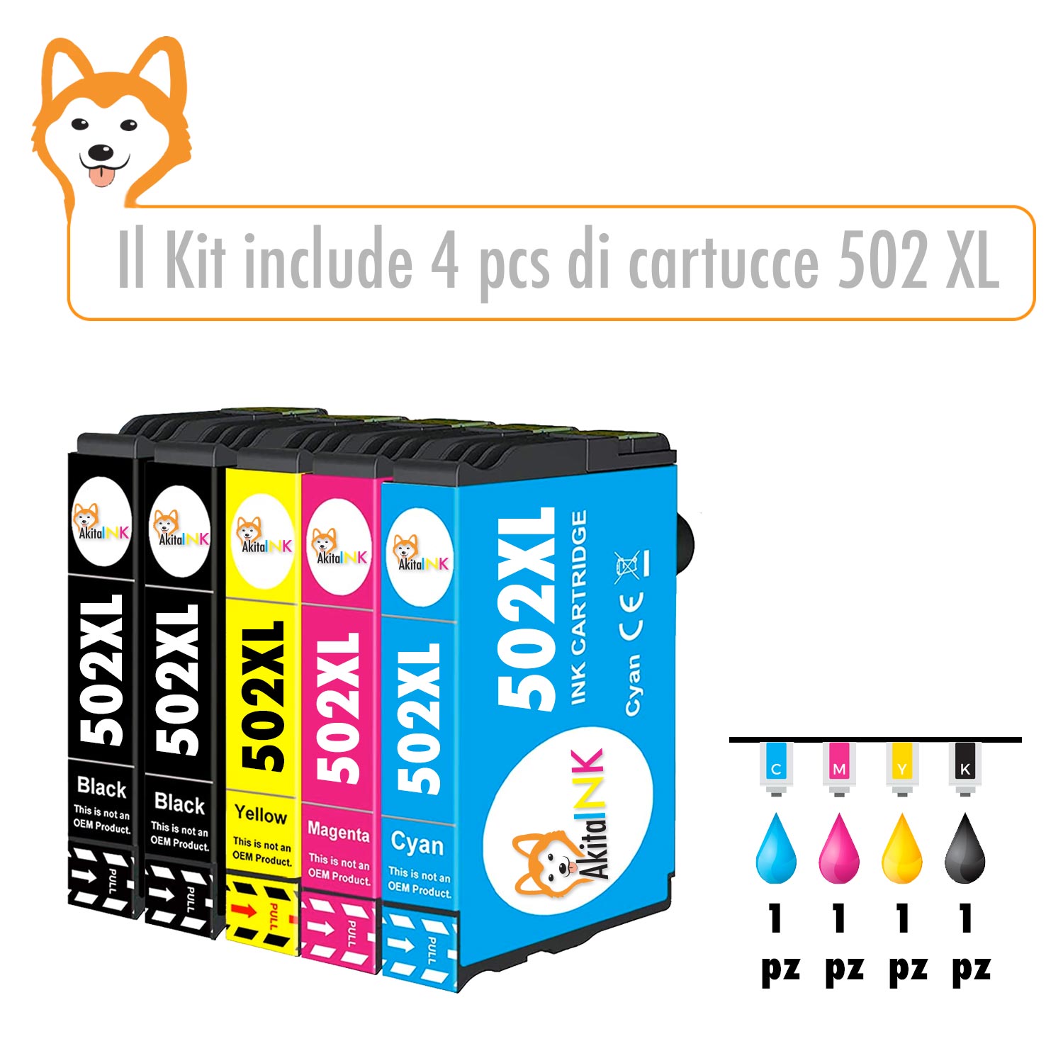 4 Cartucce Epson T502XL Compatibili per 502 XL qualita' premium 600 pagine foto 3