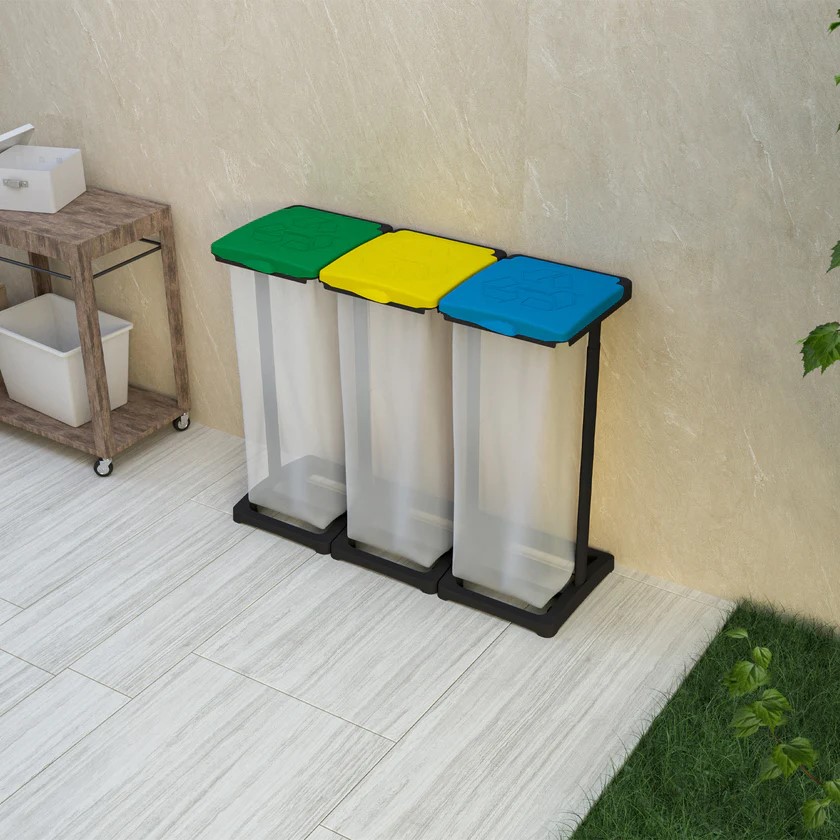 Mongardi Mr. B Tris Portasacco Differenziata 3 Scomparti foto 6