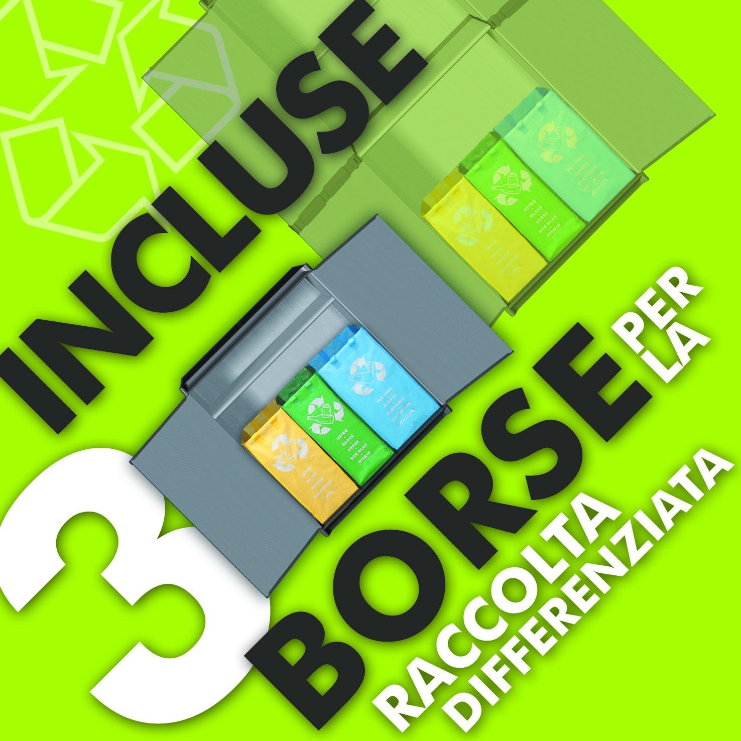 Mongardi Armadio Basso 2 Ante Raccolta Differenziata foto 3