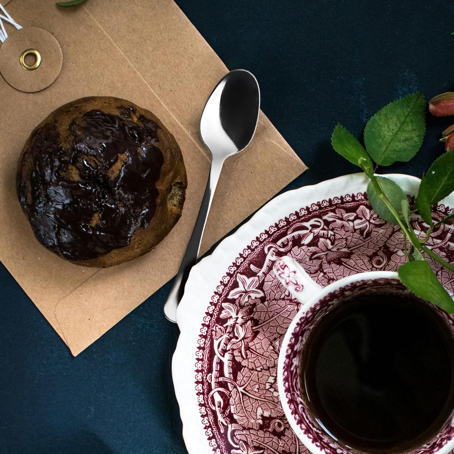 Zanetti Set 12 Cucchiaini Moka Boston Acciaio Inox 18-C foto 6