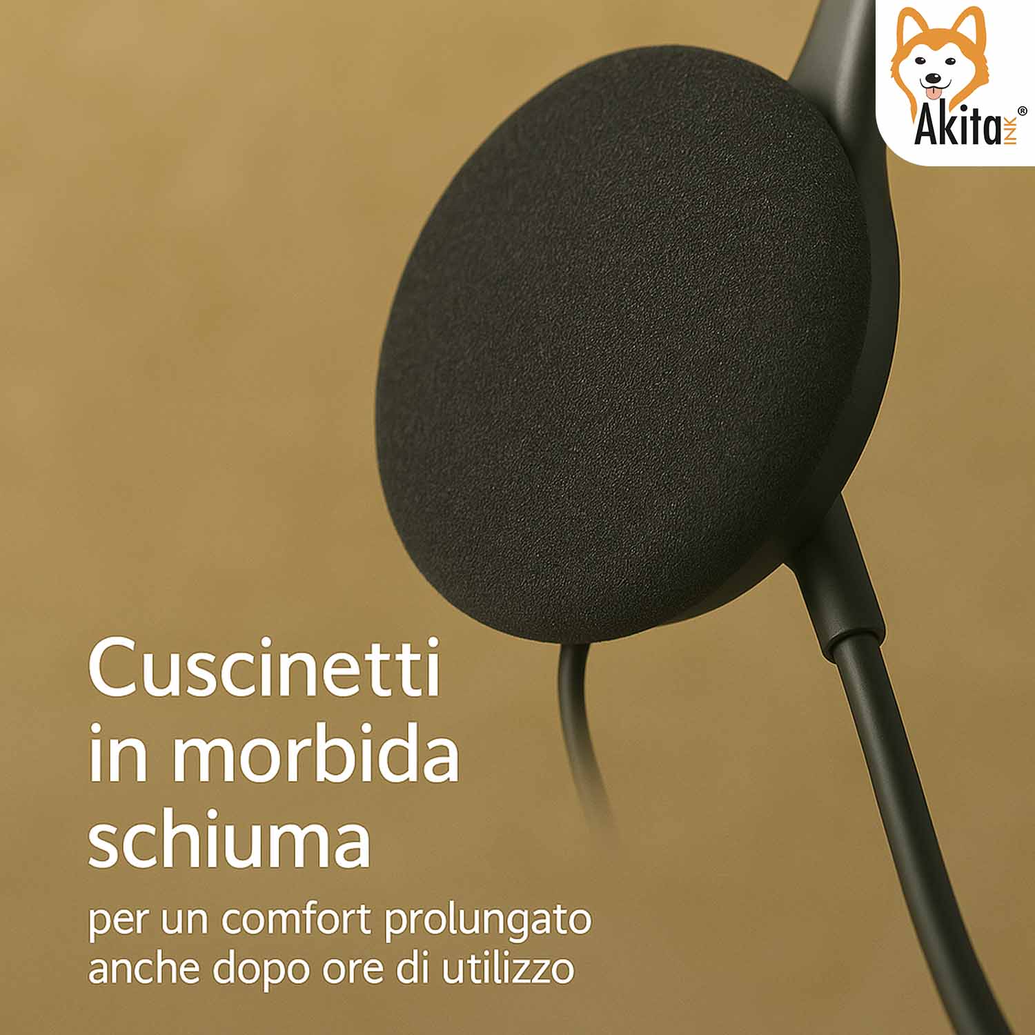 Cuffia AKITAINK USB con Microfono per Ufficio foto 4