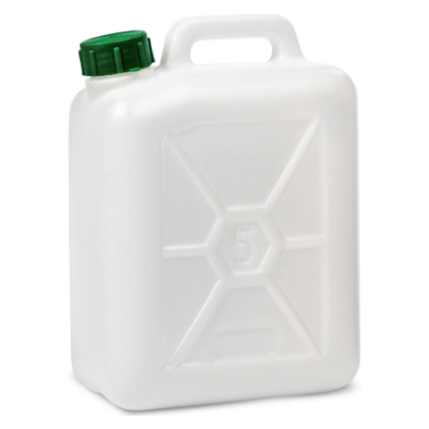 Tanica ecoplast 5l in plastica resistente - made in italy