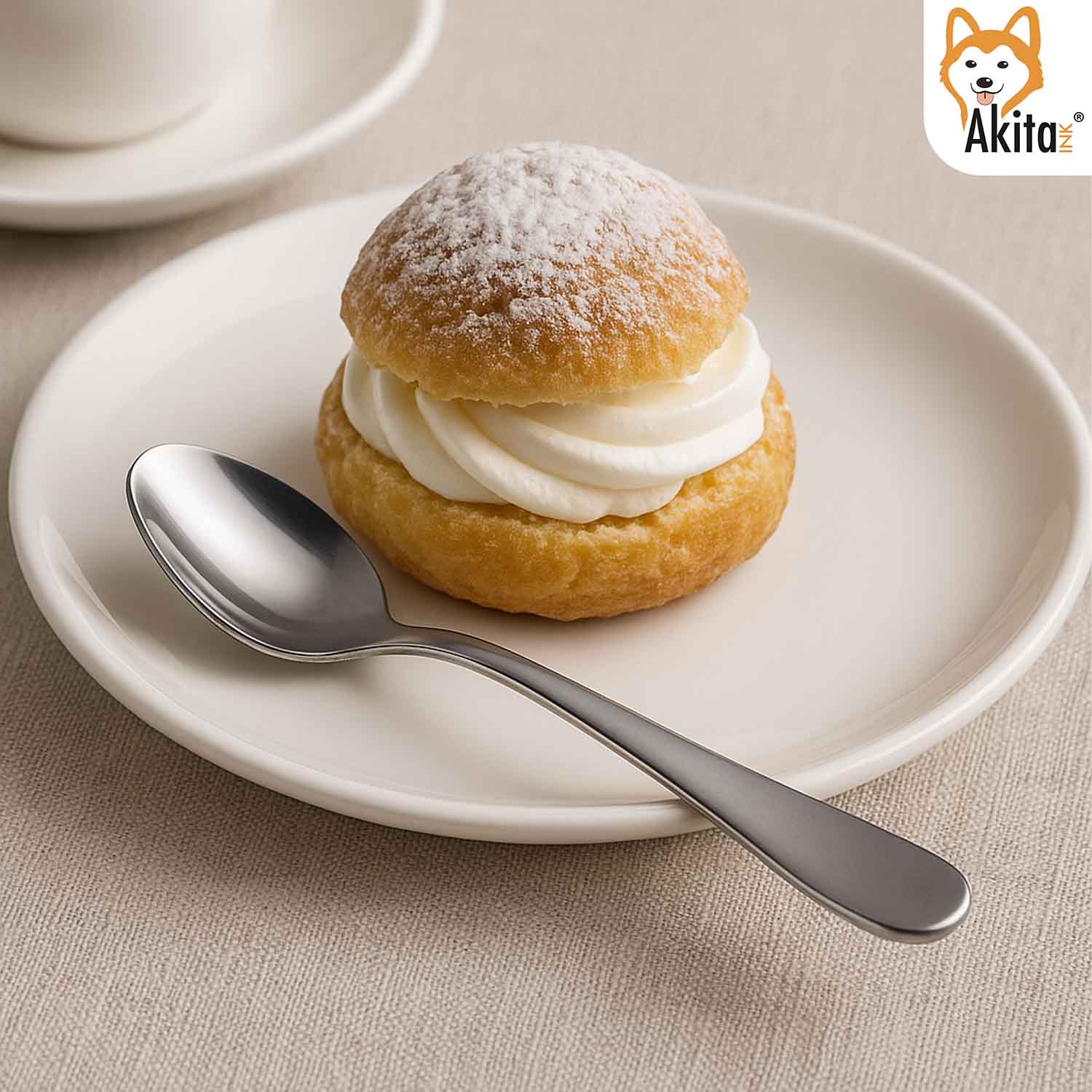AkitaInk Set 12 Cucchiaini da Moka Boston Inox 18/C foto 6