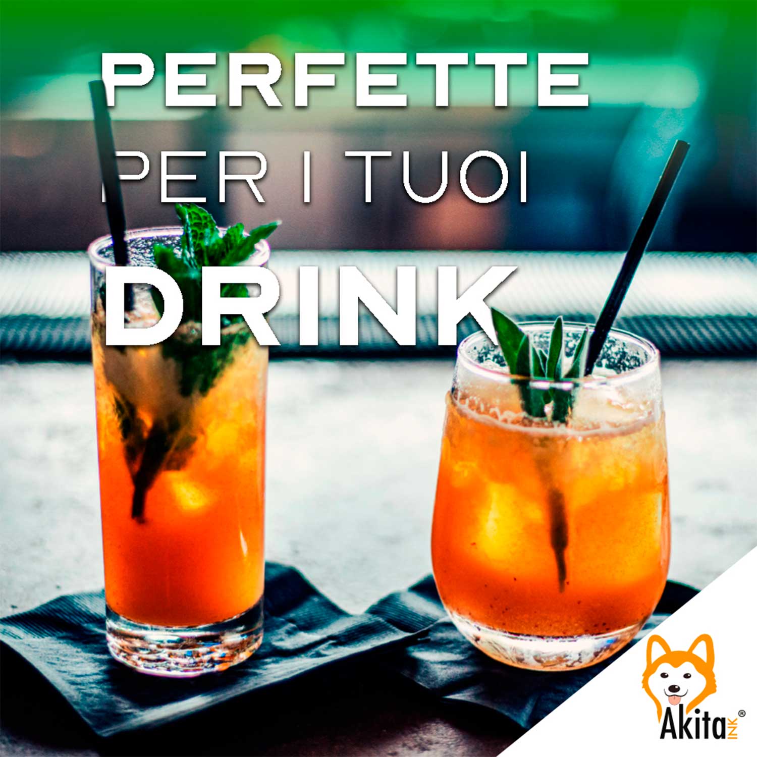 Akitaink [500 pezzi - 20 cm - 6mm] Cannucce per cocktail nere in carta - Nero foto 5