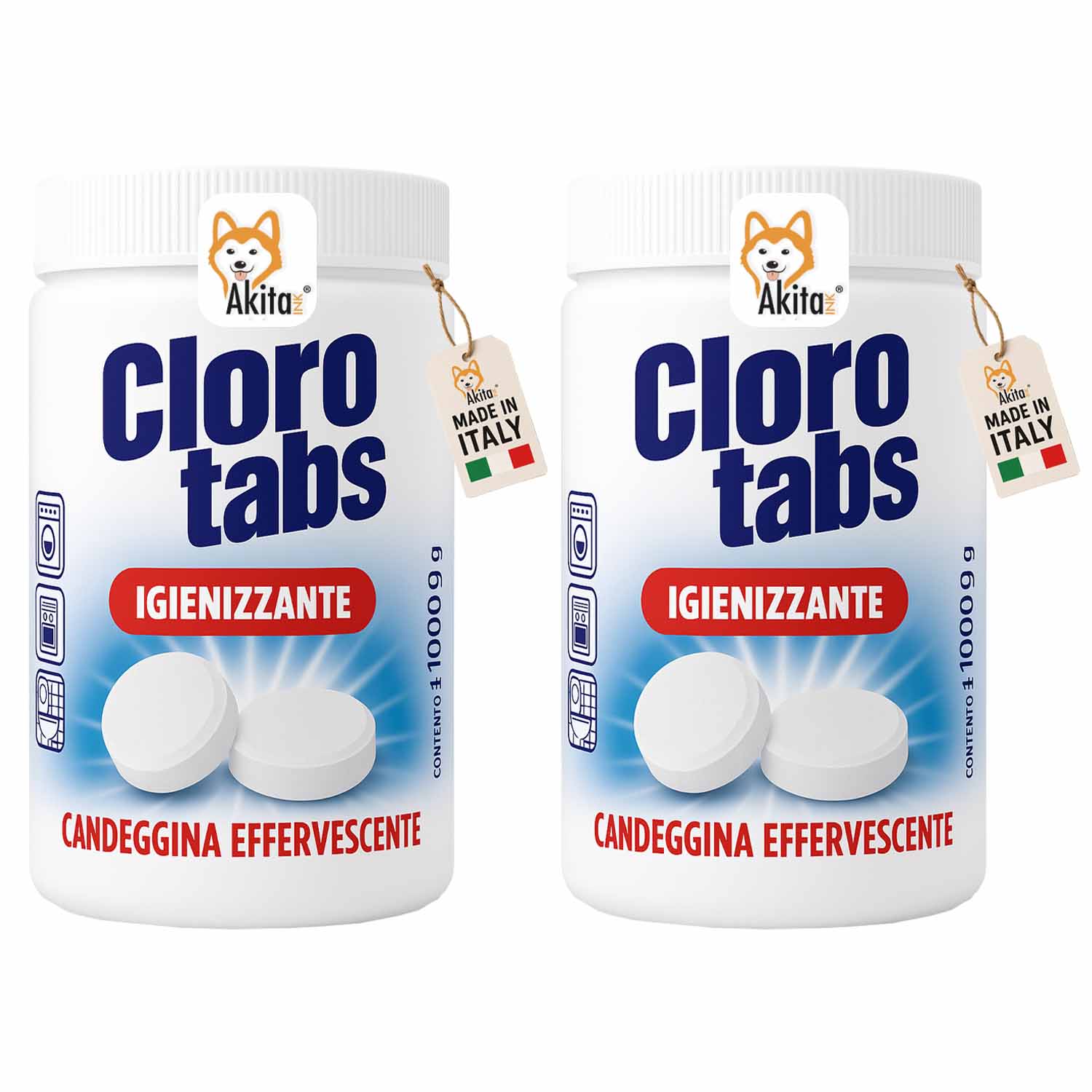 Cloro Tabs 2kg - Pastiglie Multiuso Candeggina foto 2