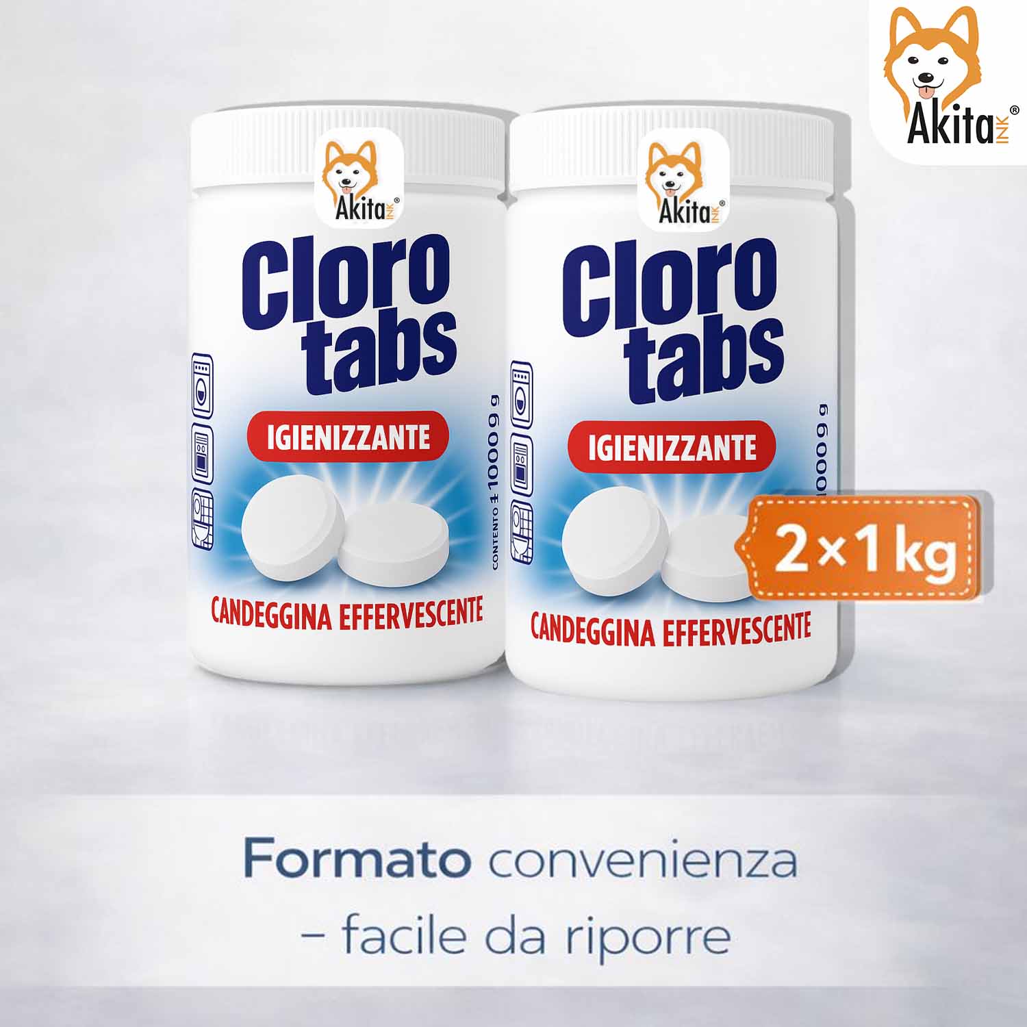 Cloro Tabs 2kg - Pastiglie Multiuso Candeggina foto 4