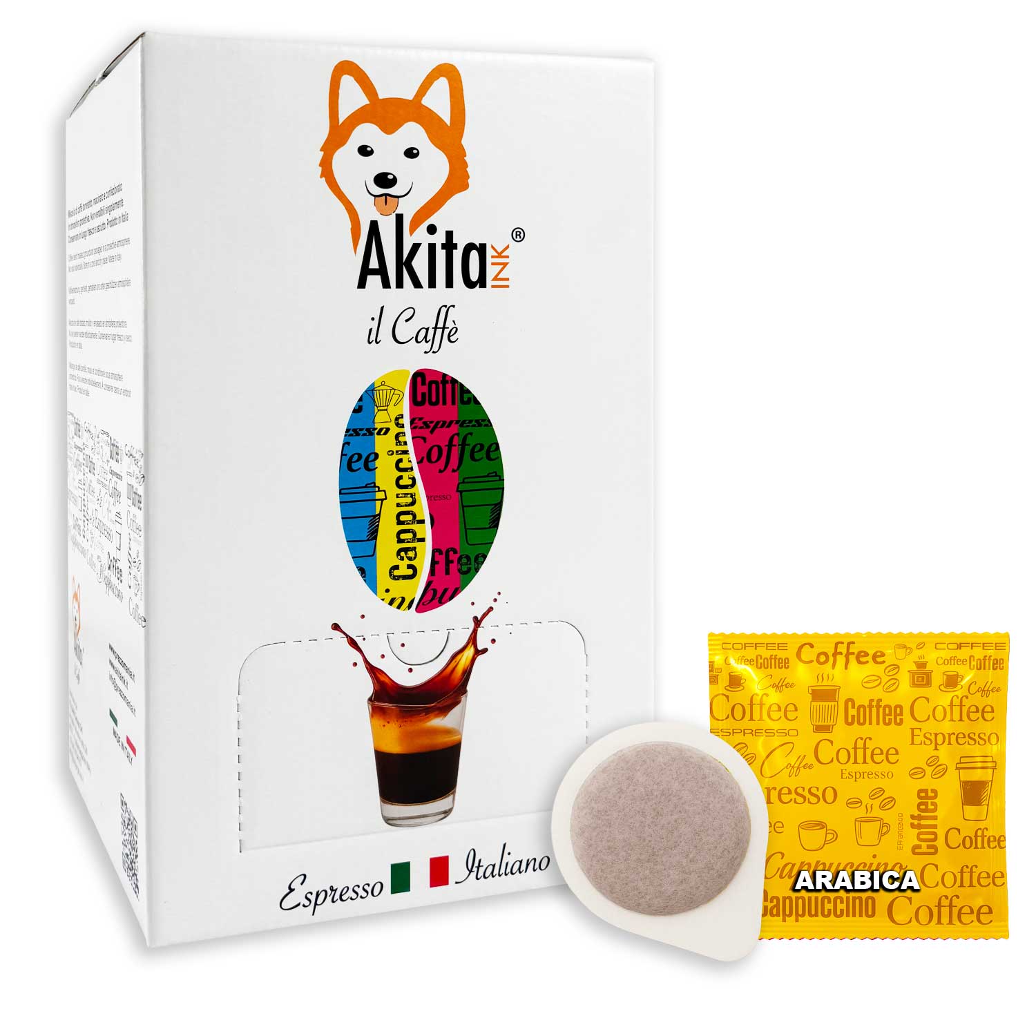 Caffe' Akitaink Cialda Miscela Arabica - 50 Cialde Ese foto 2