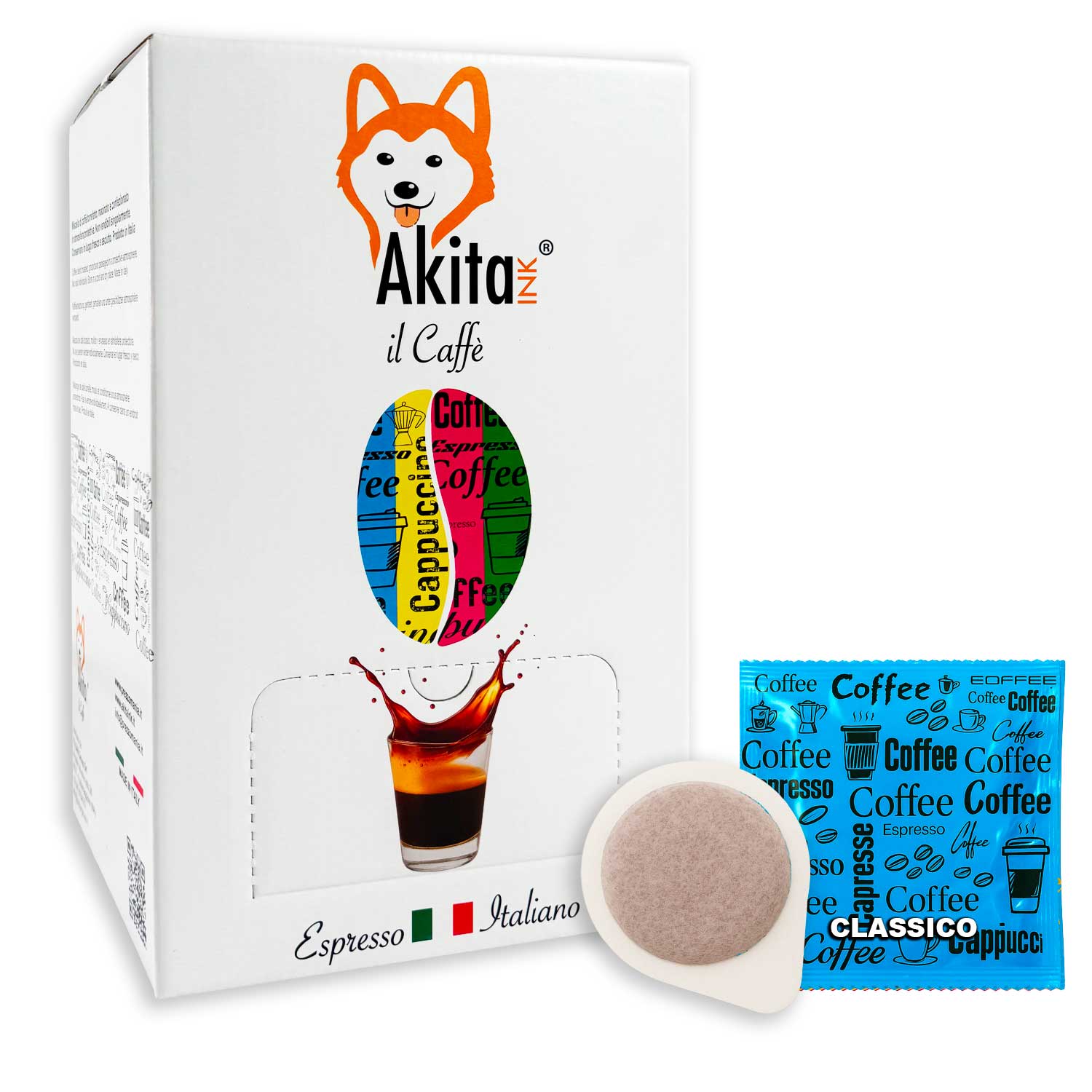 Caffe' Akitaink Cialda Miscela Classico - 50 Cialde Ese foto 2