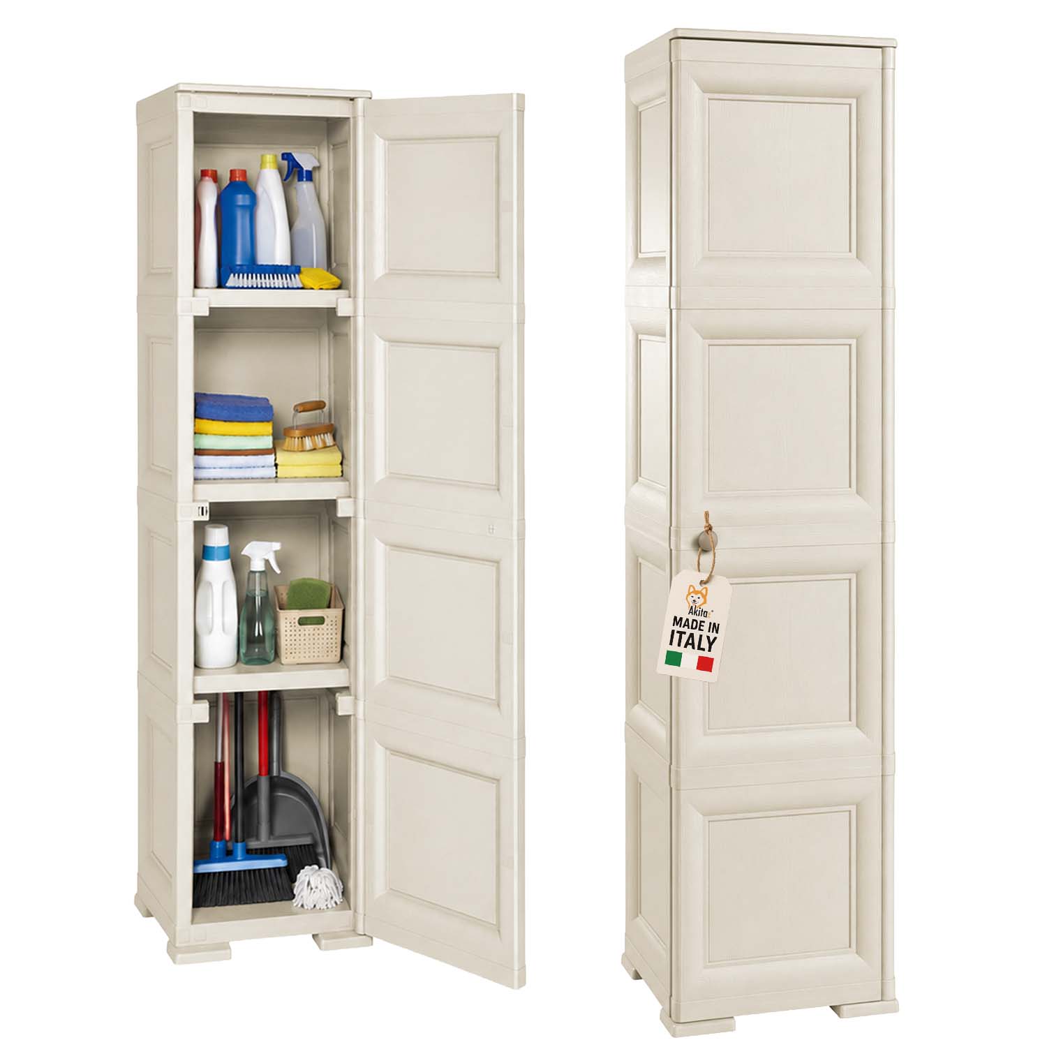 Colonnina 4 moduli angora 40x43x164 cm