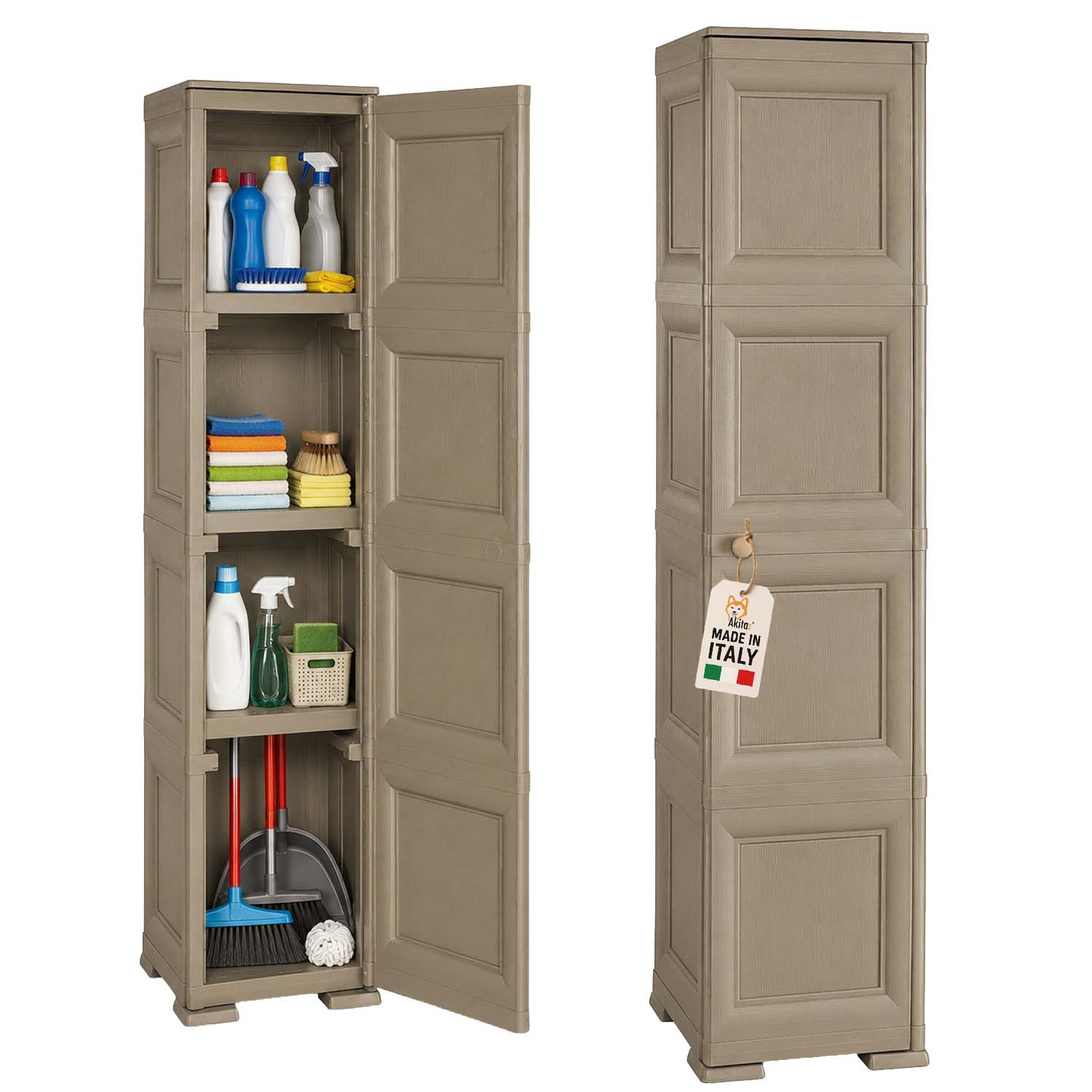 Colonnina 4 moduli wenge 40x43x164 cm