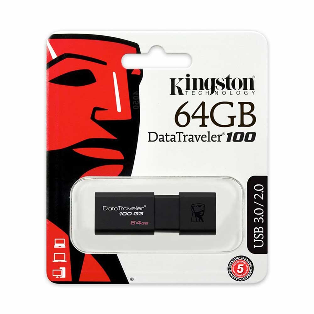 Kingston 64 gb datatraveler 100 g3 usb 3.0 dt100g3-gb
